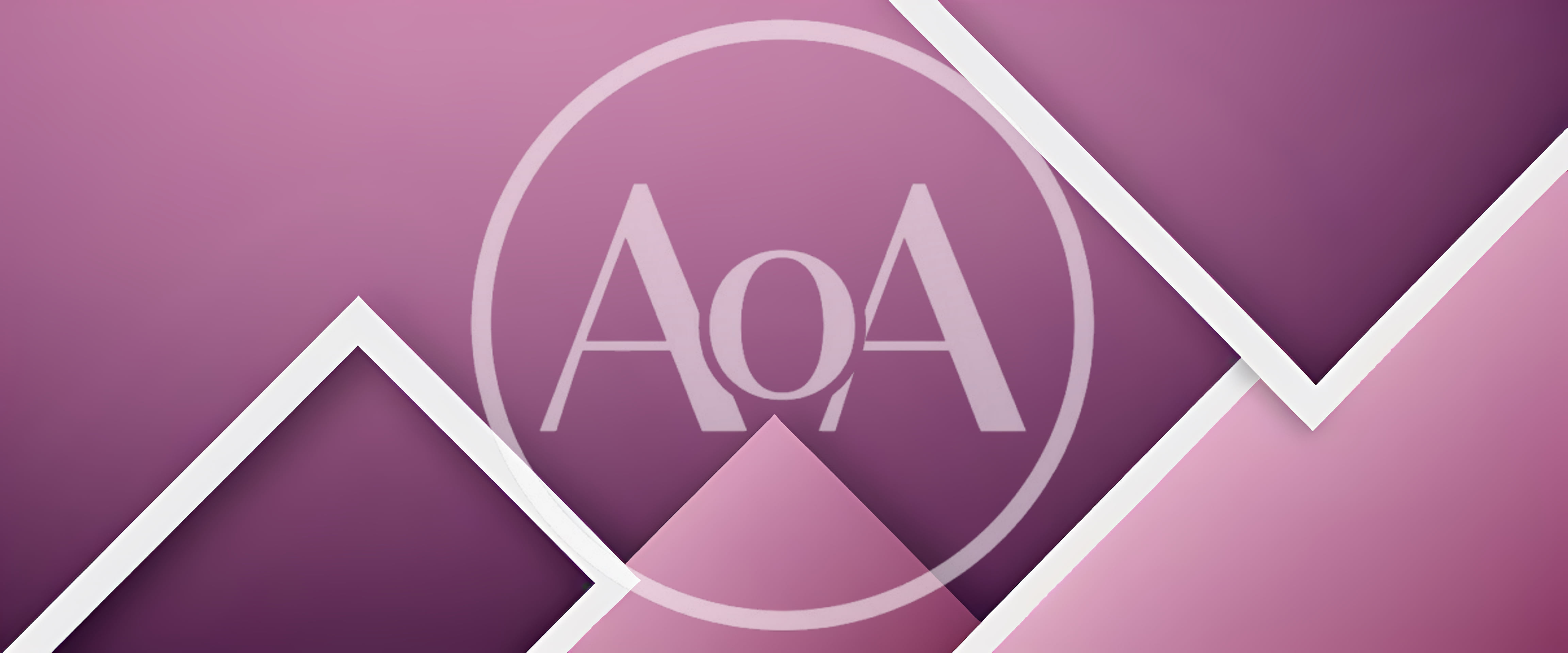 Abstract Geometric Background With Overlapping Purple Shapes