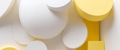 Abstract 3D Geometric Shapes With Soft Lighting