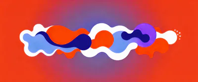 Abstract Fluid Shapes With Vibrant Colors