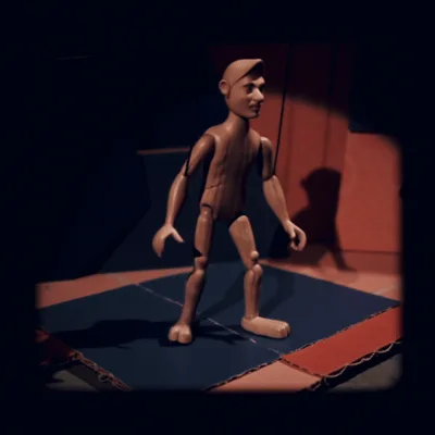 Wooden Mannequin Toy Performing A Dance Routine