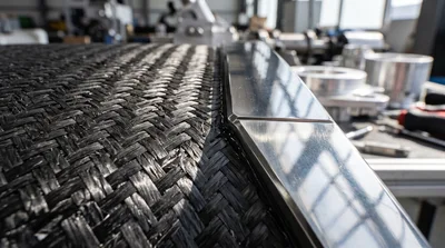 Carbon Fiber Composite Component Assembly In Industrial Workshop