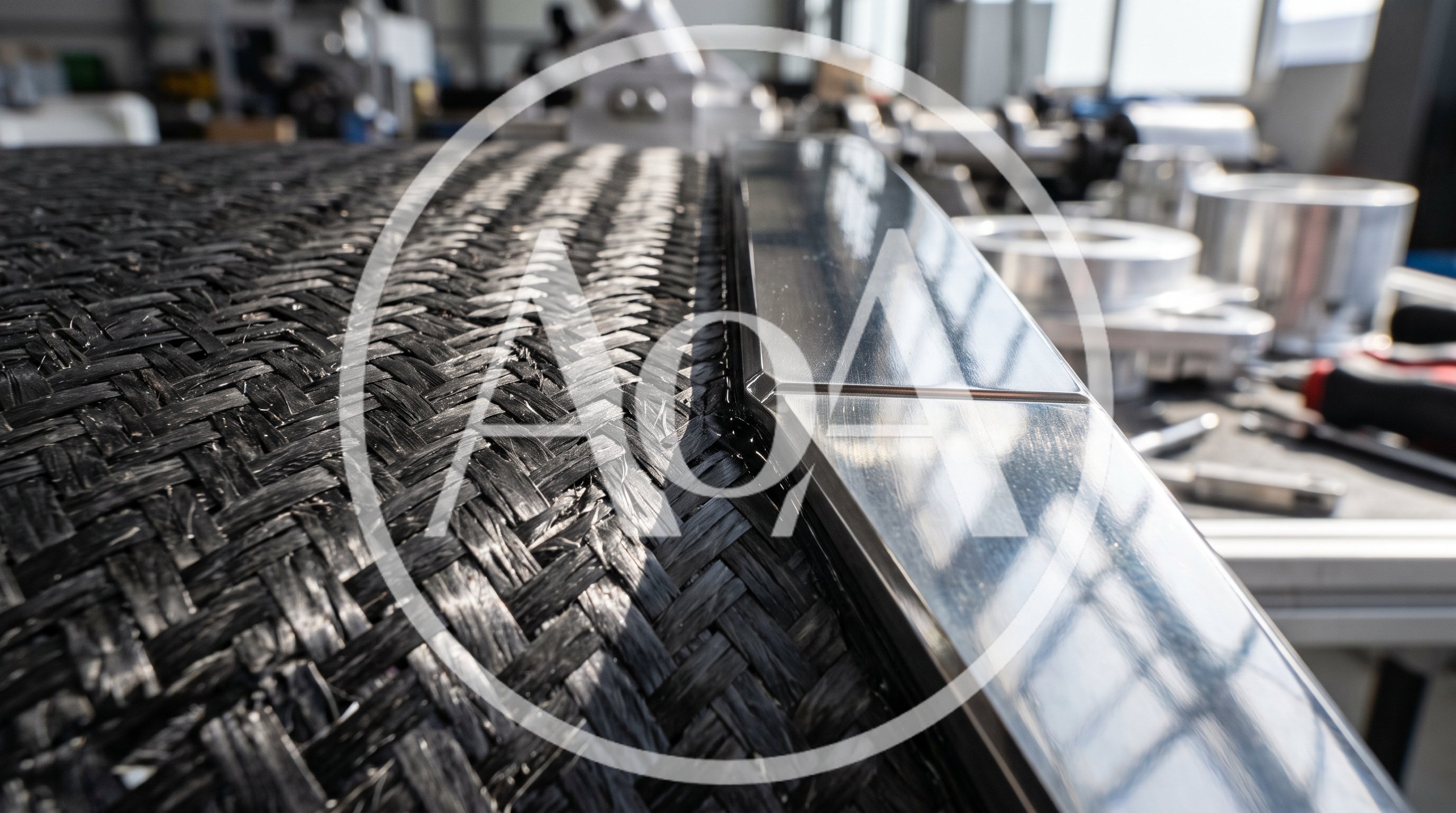 Carbon Fiber Composite Component Assembly In Industrial Workshop