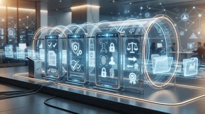 Digital Security And Data Protection Technology Concept