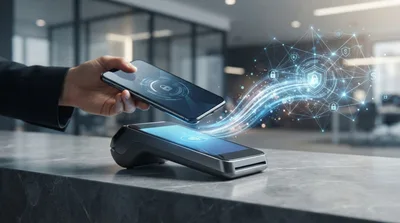 Contactless Mobile Payment Transaction With Digital Security Visualization