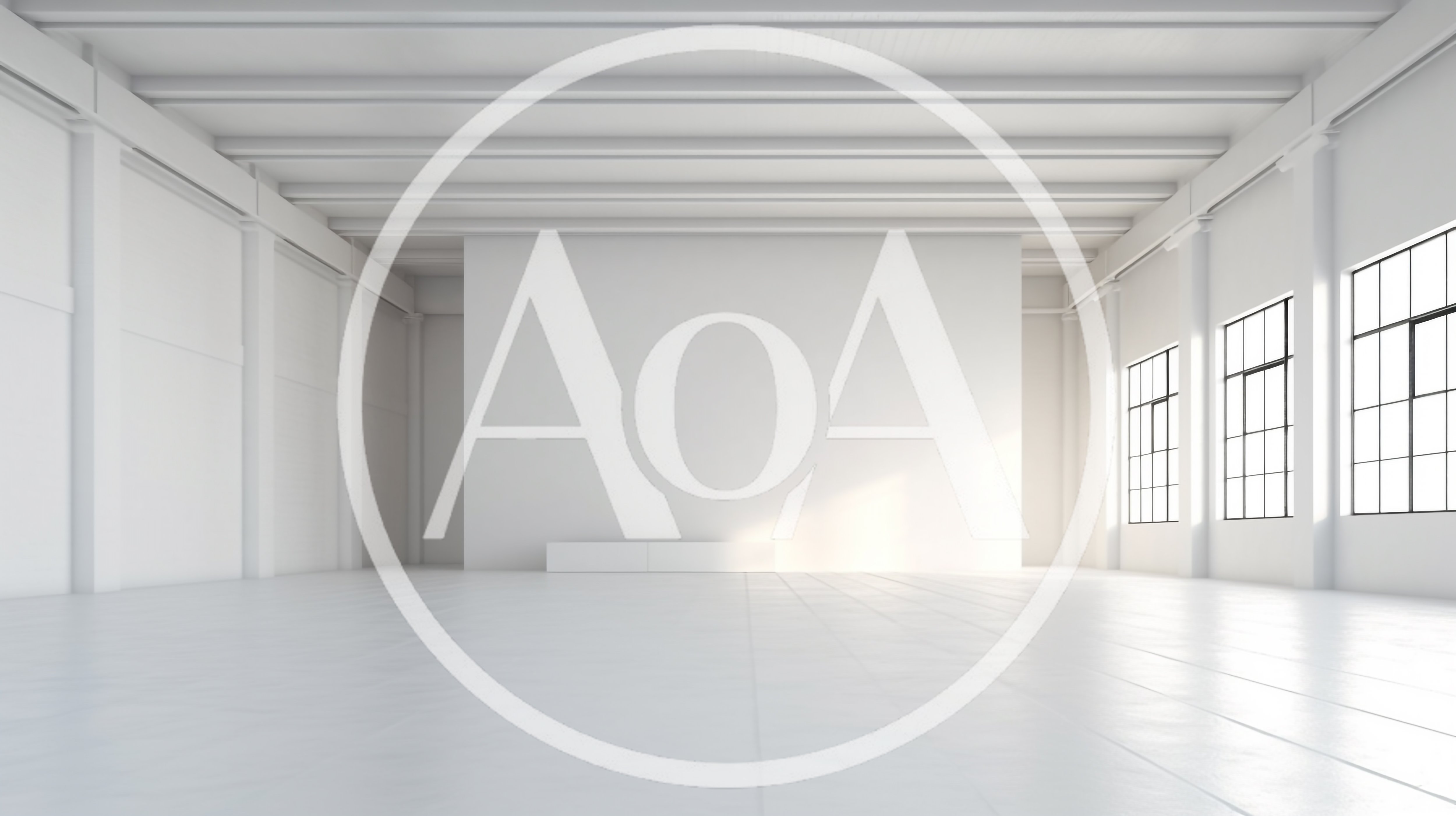 Empty Industrial Warehouse Interior With Natural Sunlight