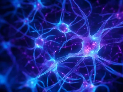 Neural Network Synaptic Connections In Human Brain