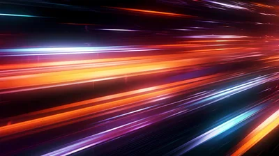 Abstract Motion Blur Light Streaks Background