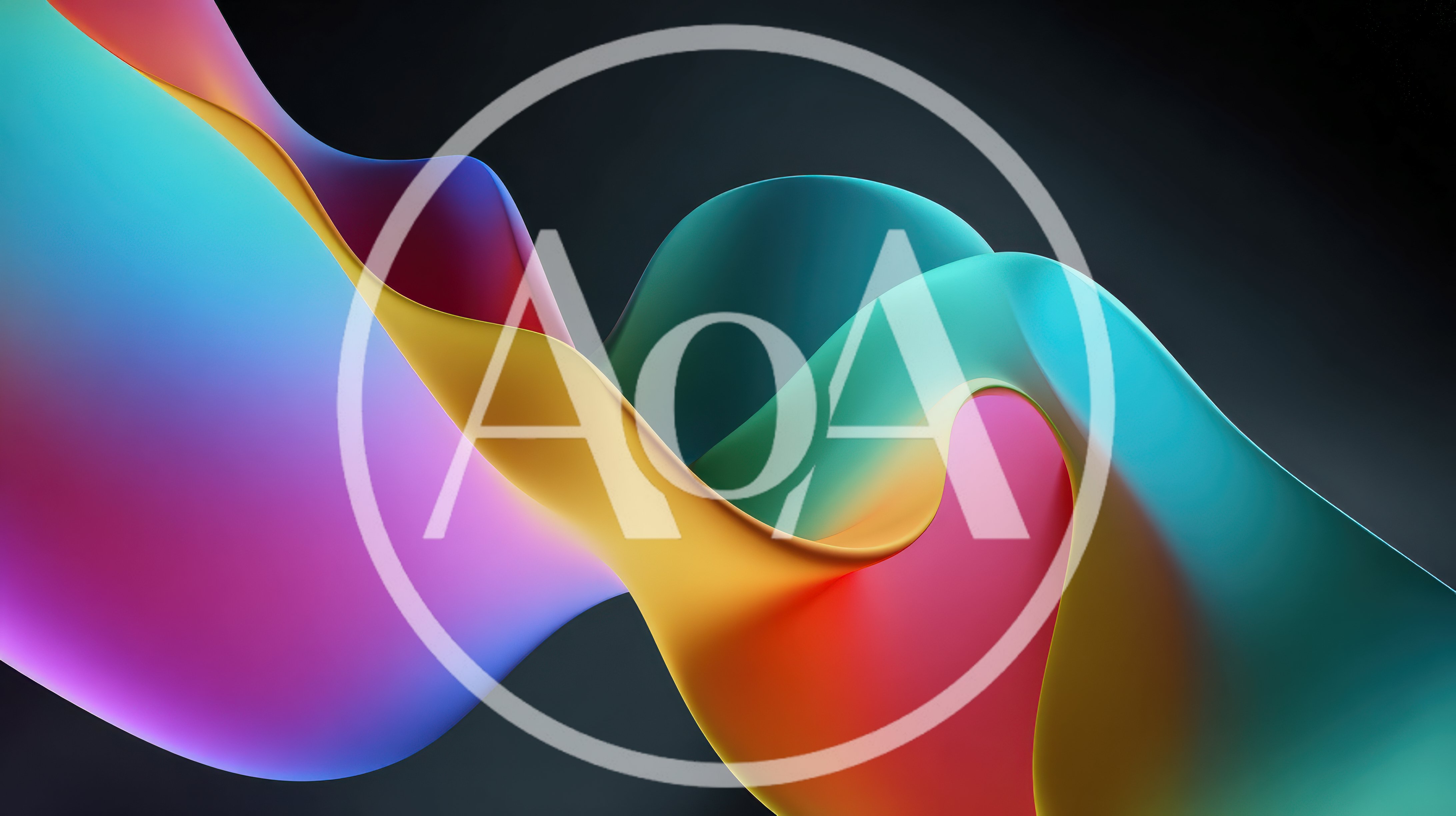 Abstract 3D Fluid Wave Background
