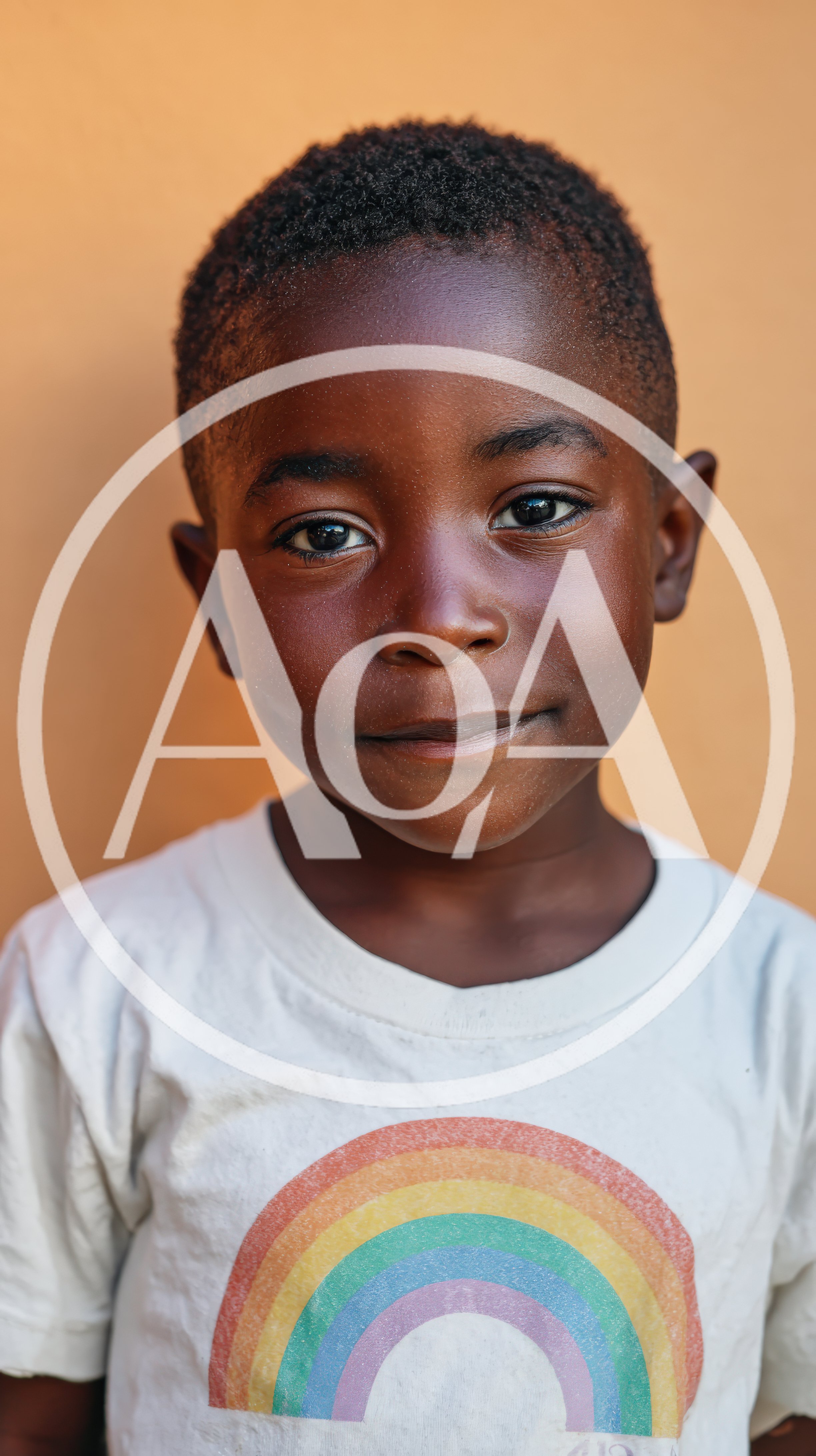 Portrait Of A Young African Boy Smiling