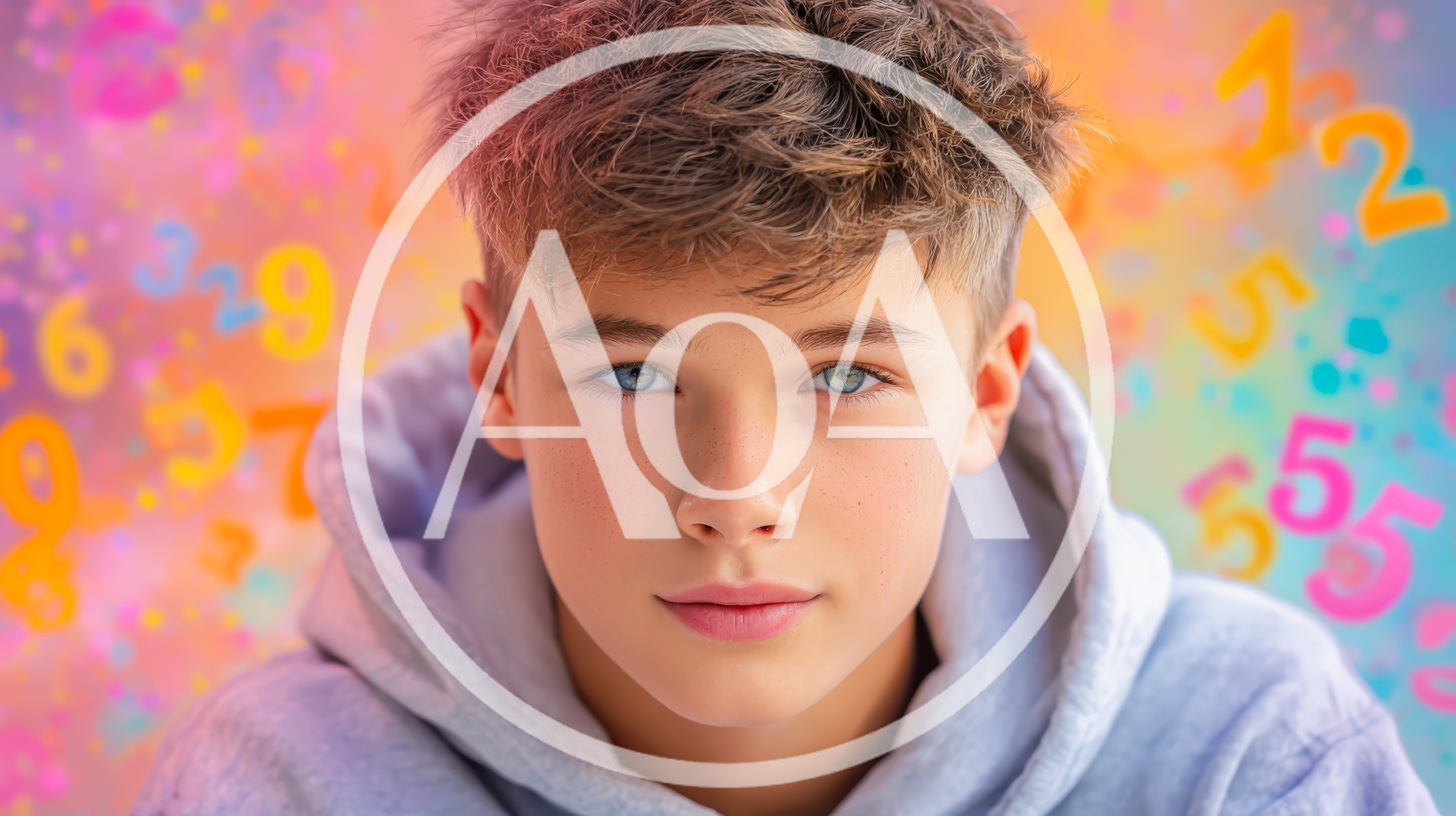 Portrait Of A Young Boy With Blue Eyes