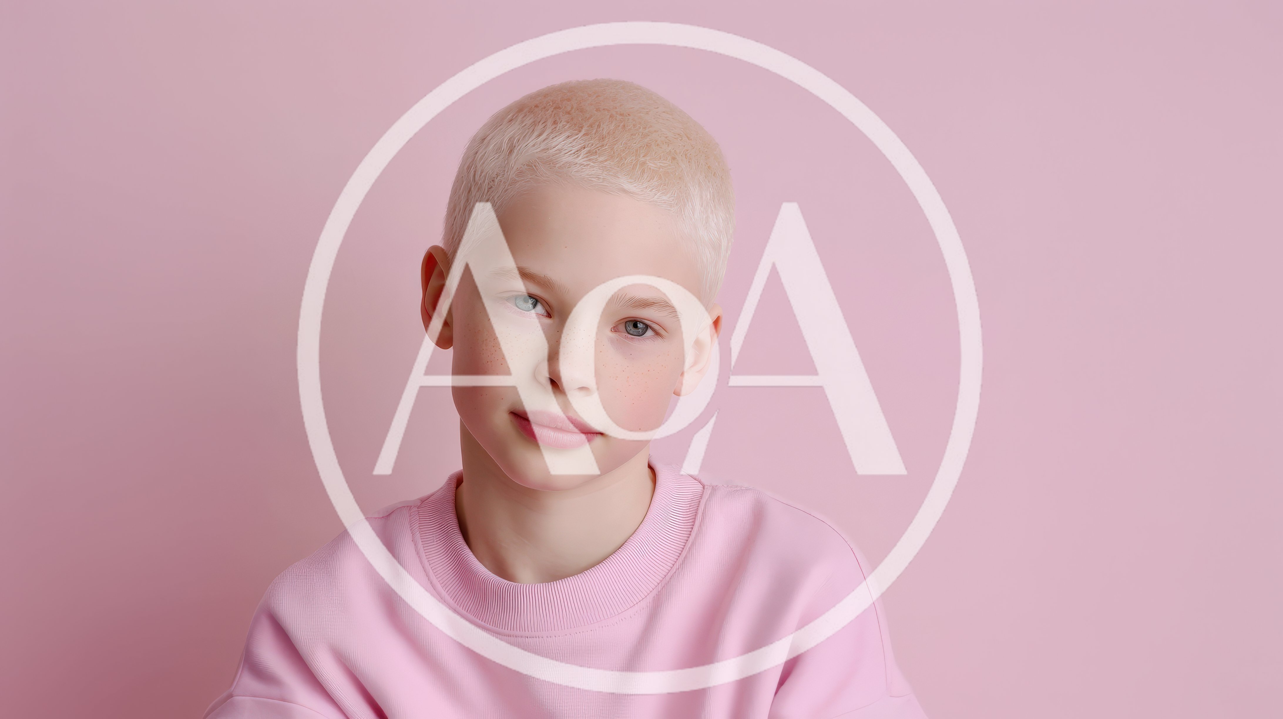 Portrait Of A Young Person With Short Blonde Hair
