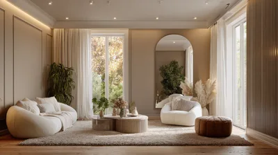Modern Minimalist Living Room Interior Design