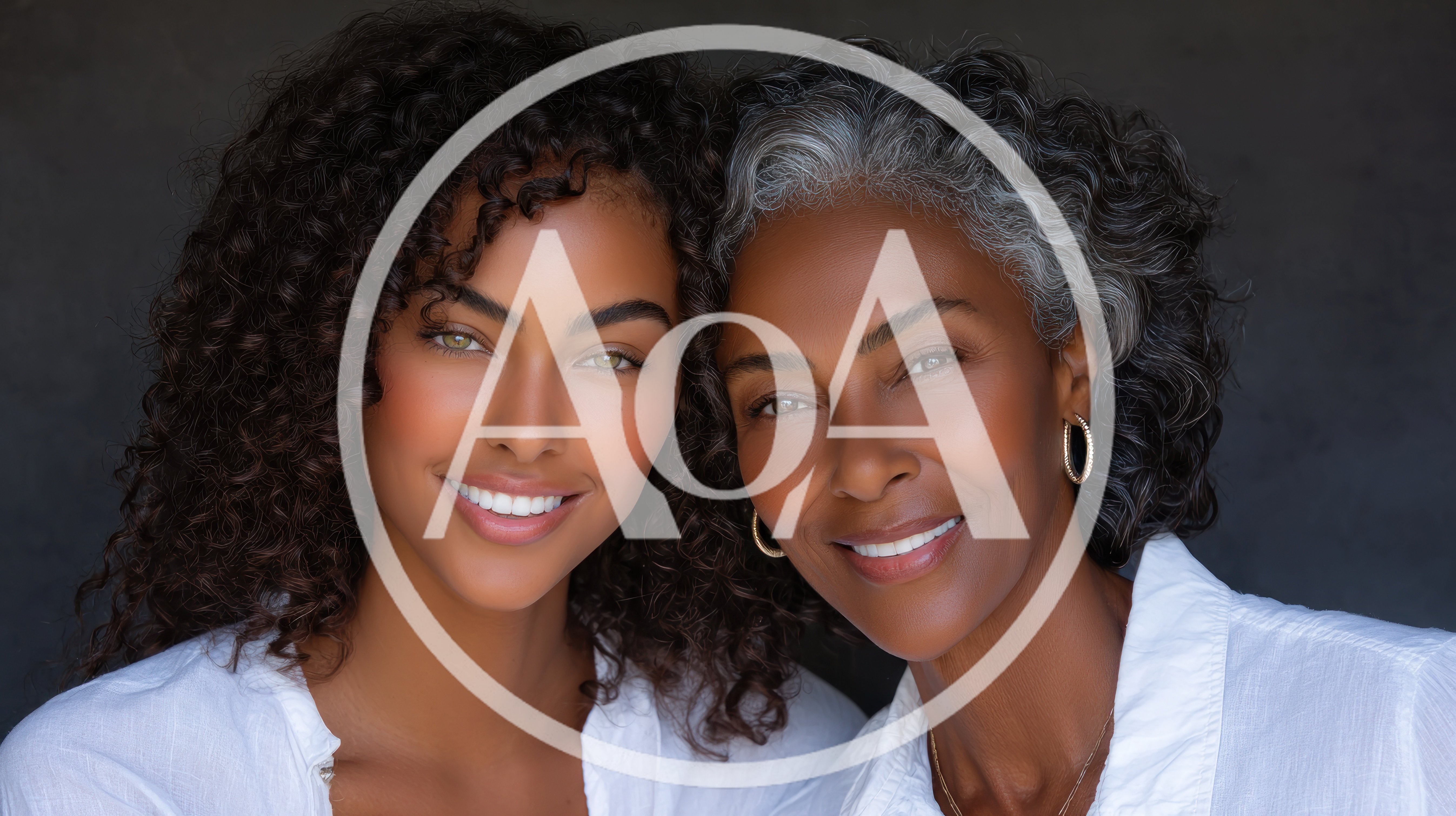 Portrait Of A Young Woman And Her Mature Mother