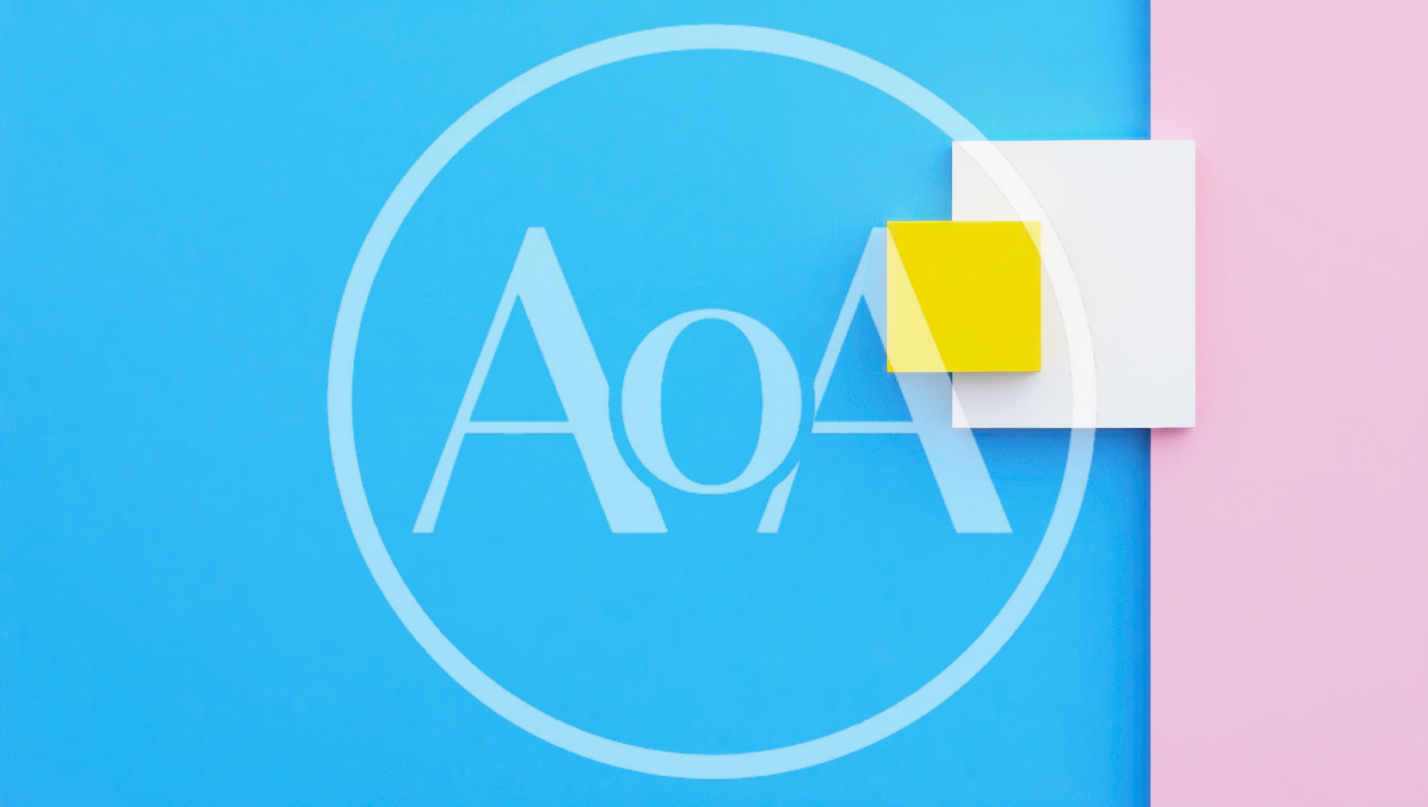 Minimalist Abstract Composition With Geometric Shapes