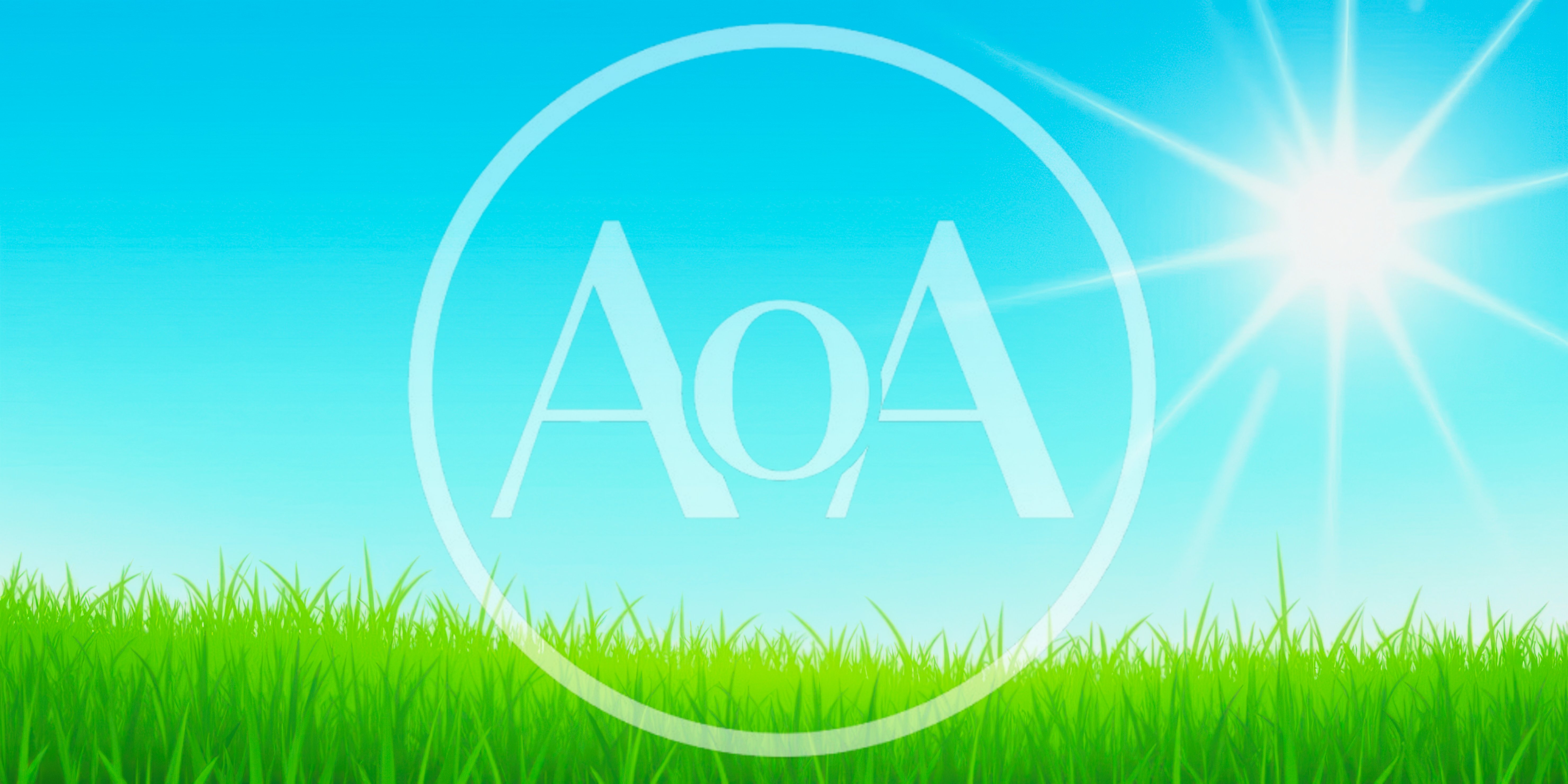 Bright Sunny Day Over A Lush Green Meadow