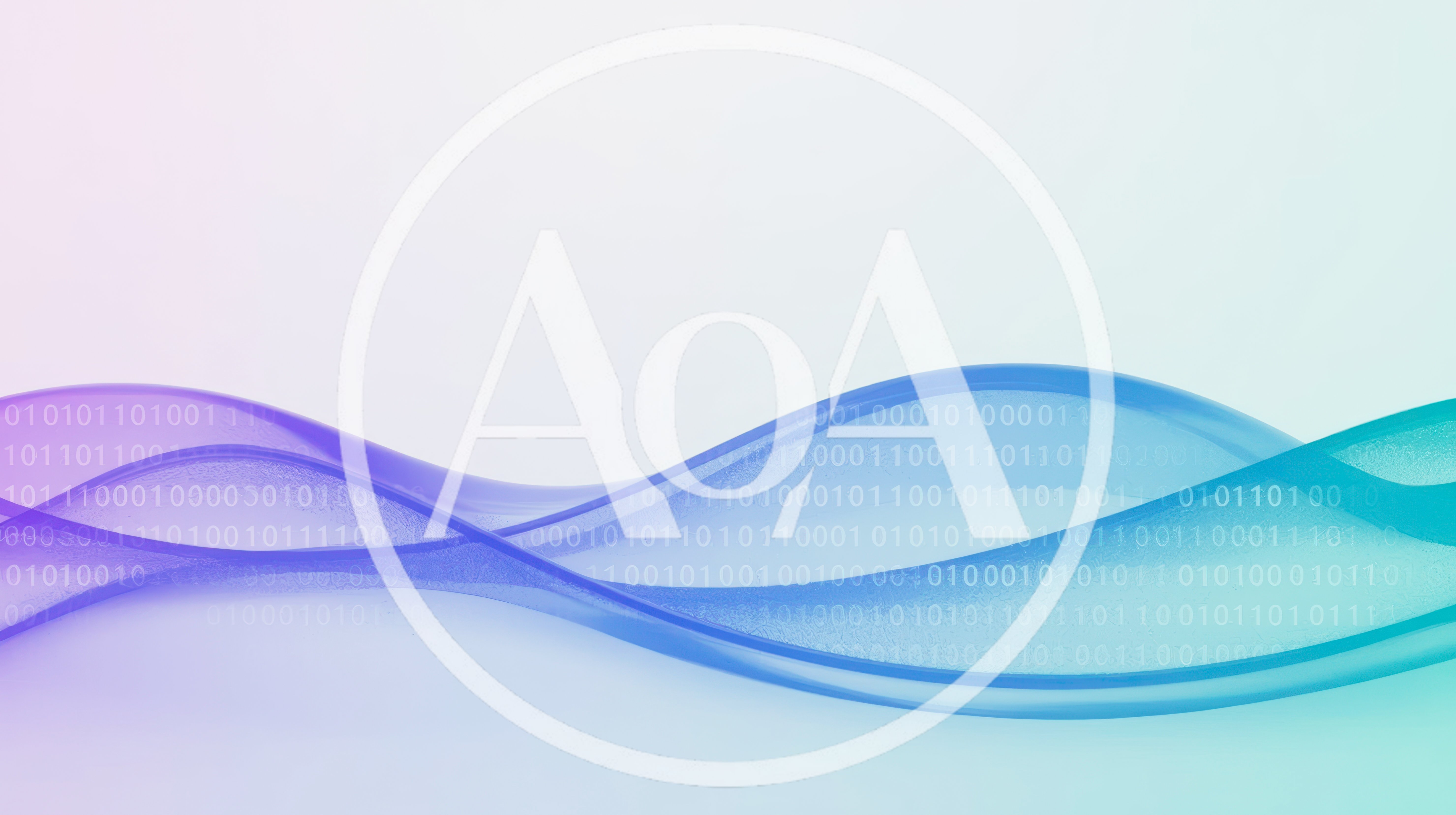 Abstract Digital Wave With Binary Code Background