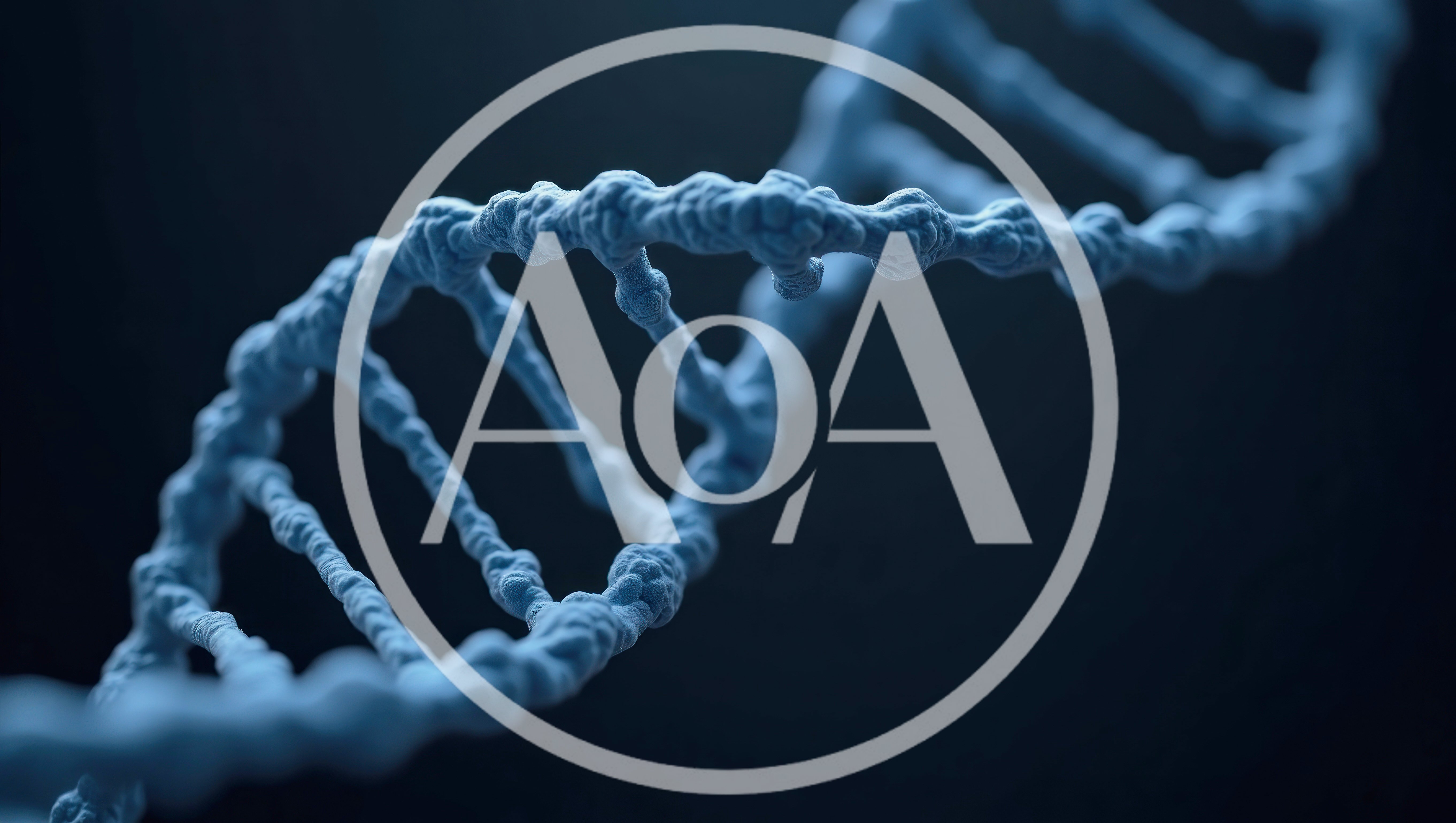 3D Rendered DNA Double Helix Structure