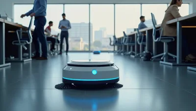 Autonomous Robotic Vacuum Cleaner Operating in Modern Office