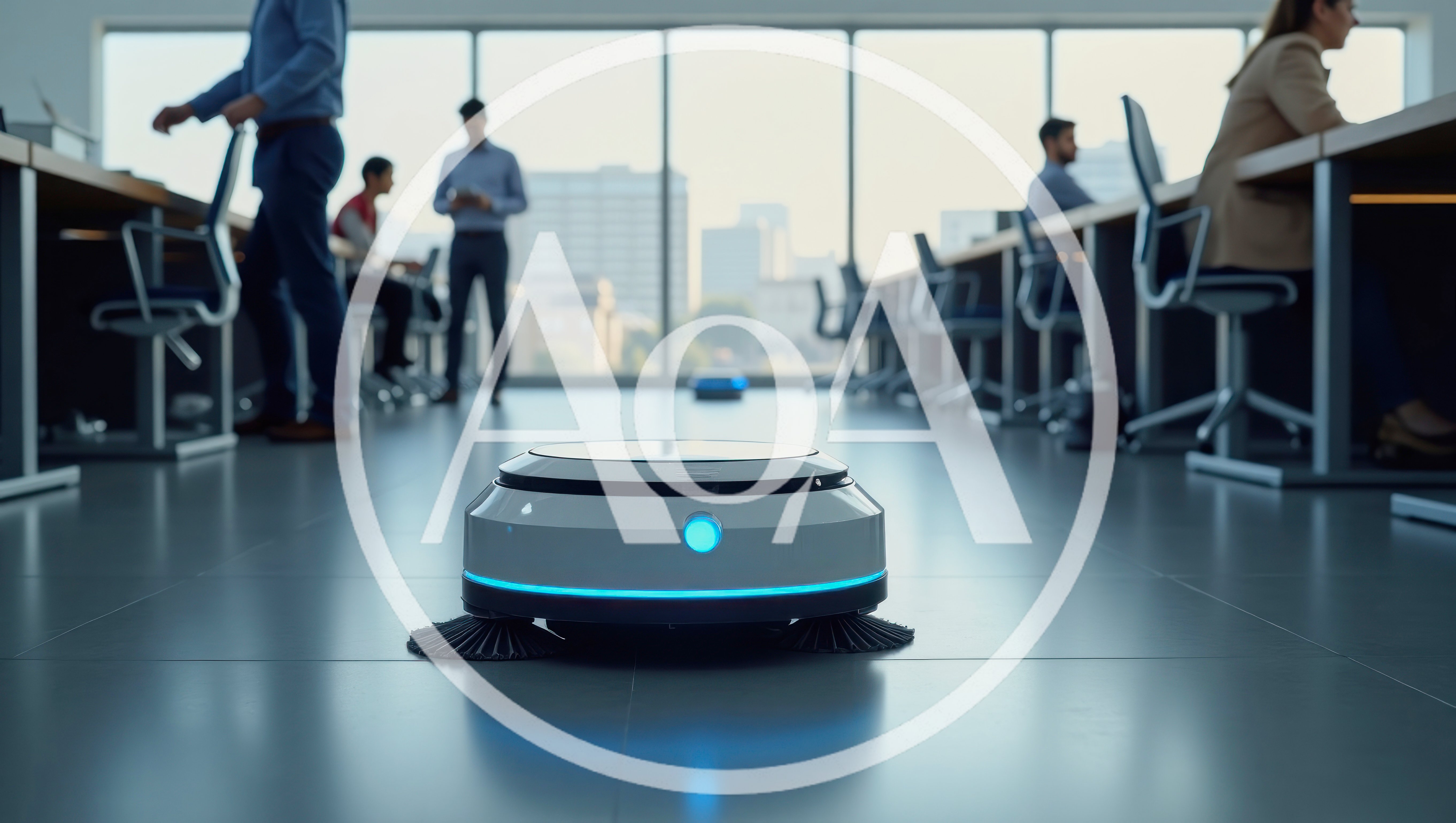 Autonomous Robotic Vacuum Cleaner Operating in Modern Office