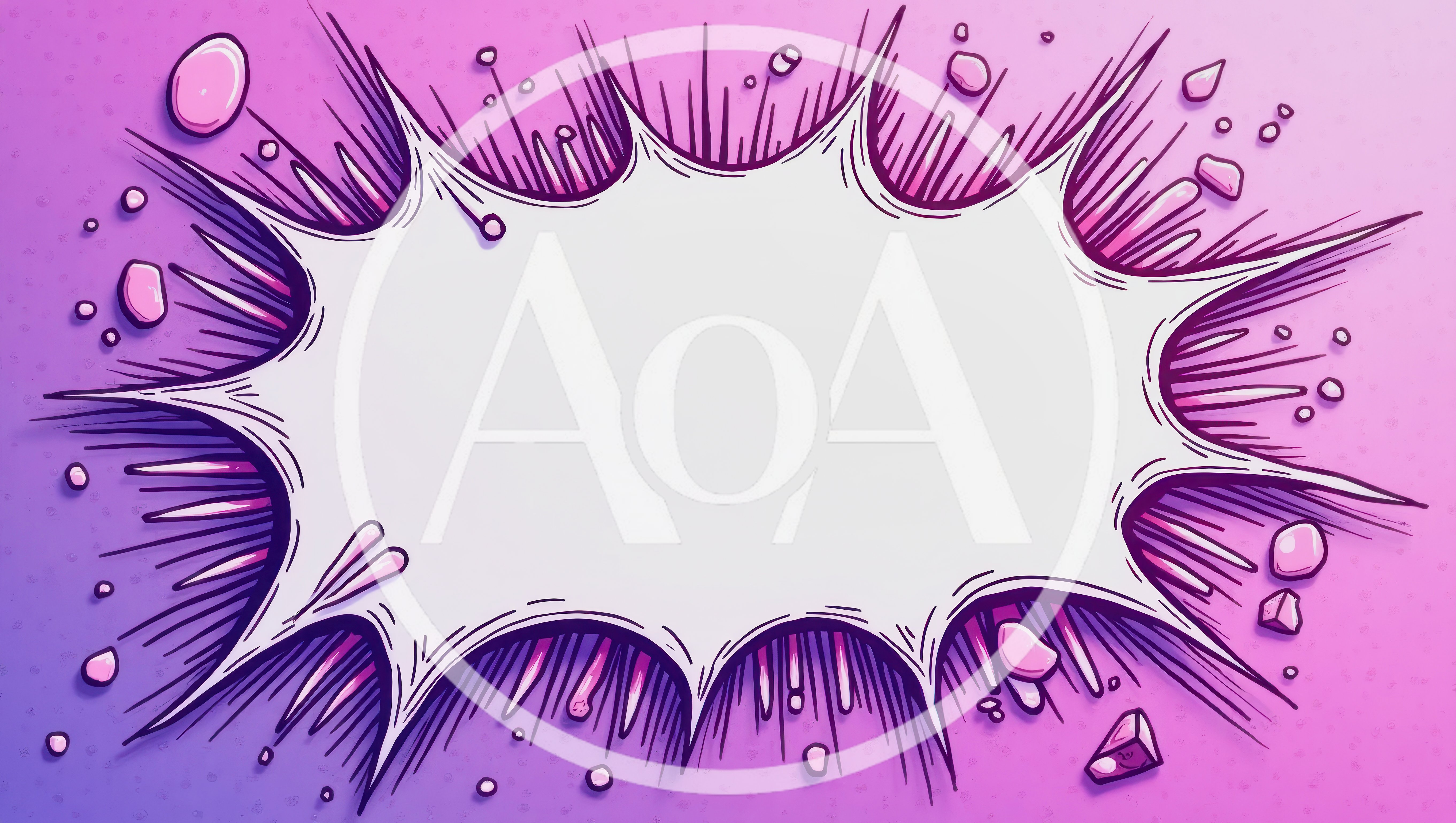Comic Book Style Explosion Speech Bubble Background