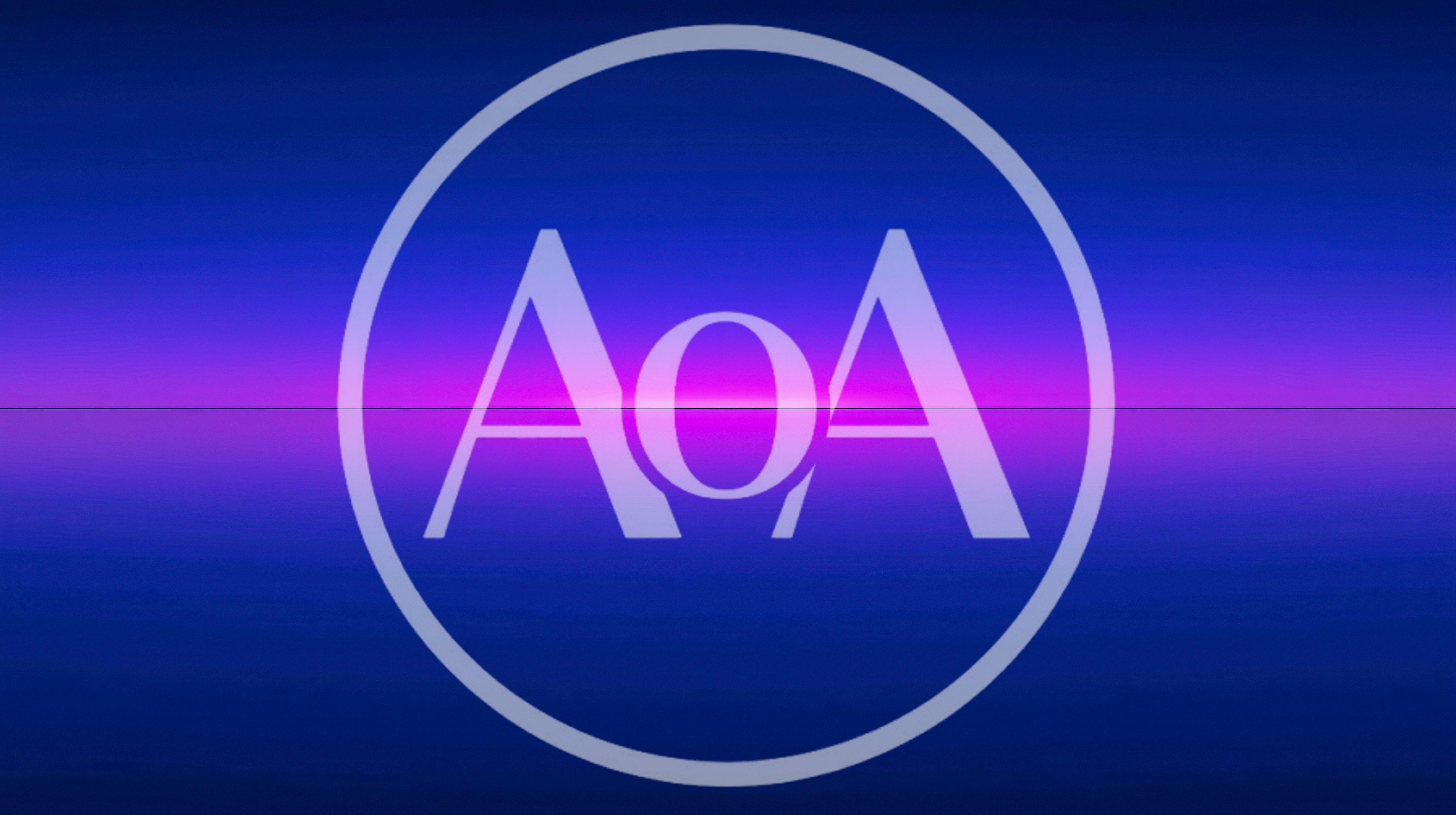 Abstract Neon Purple Horizon Gradient Background