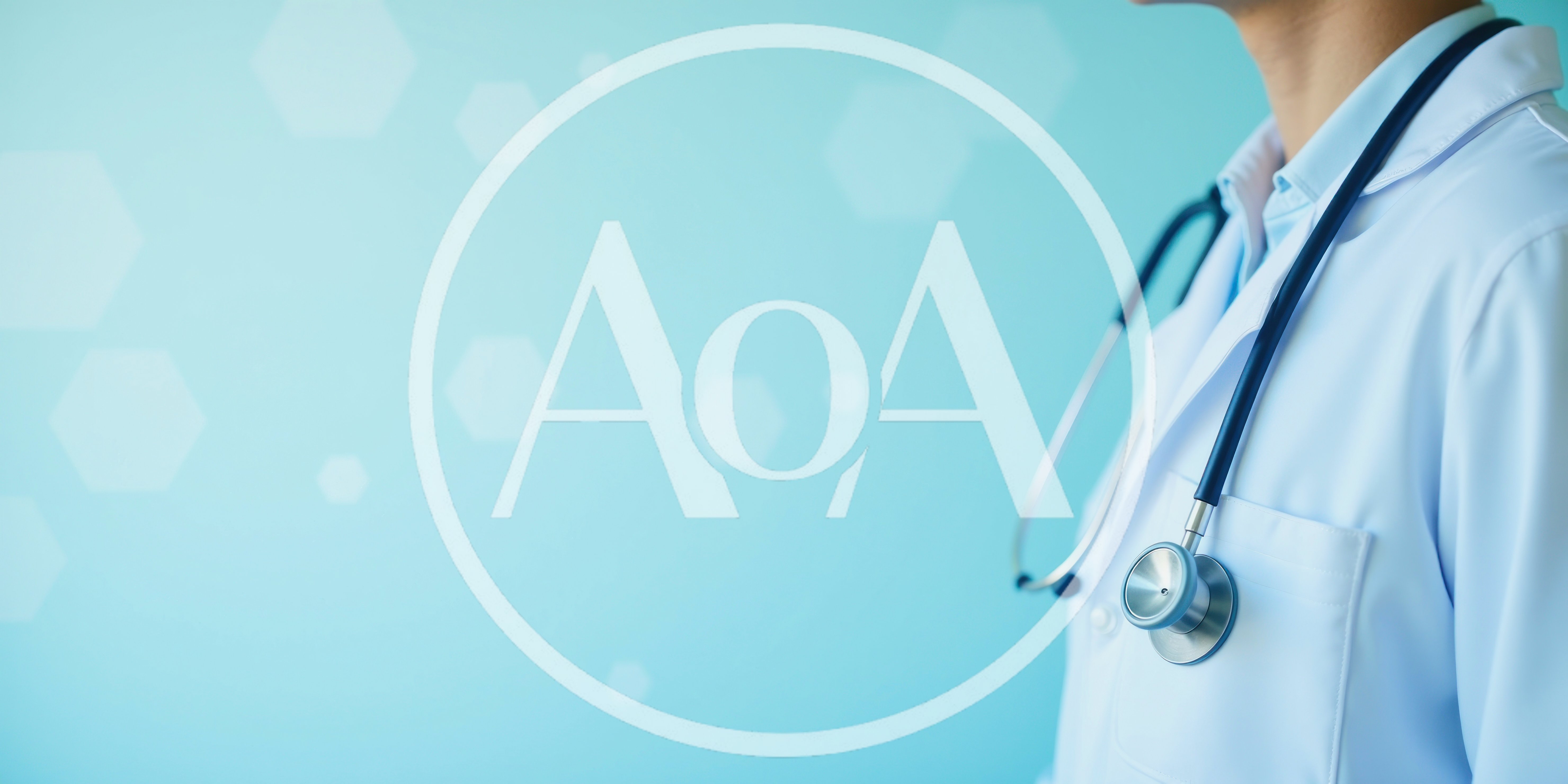 Doctor Wearing White Lab Coat With Stethoscope