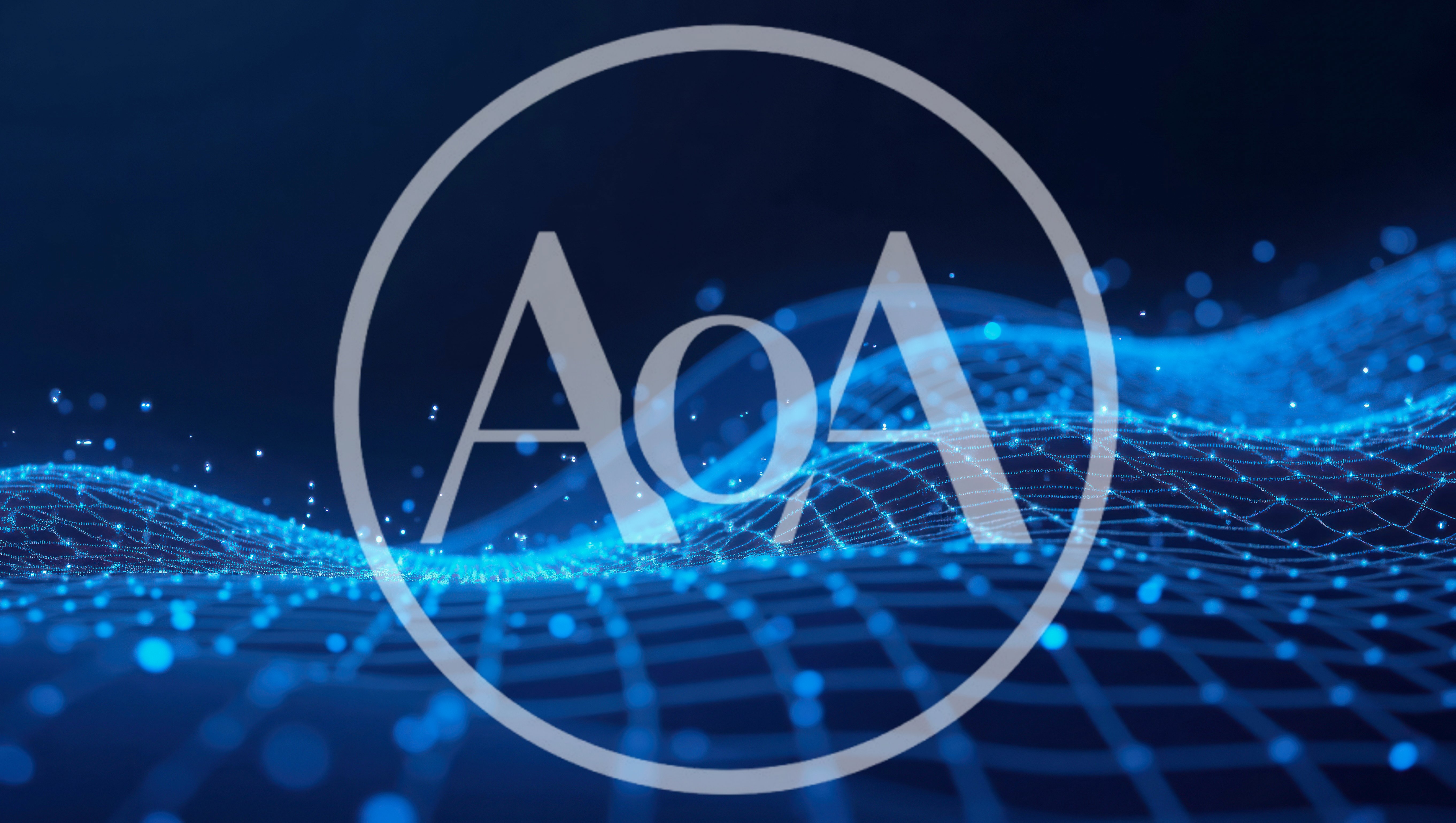 Abstract Digital Data Wave Network Background