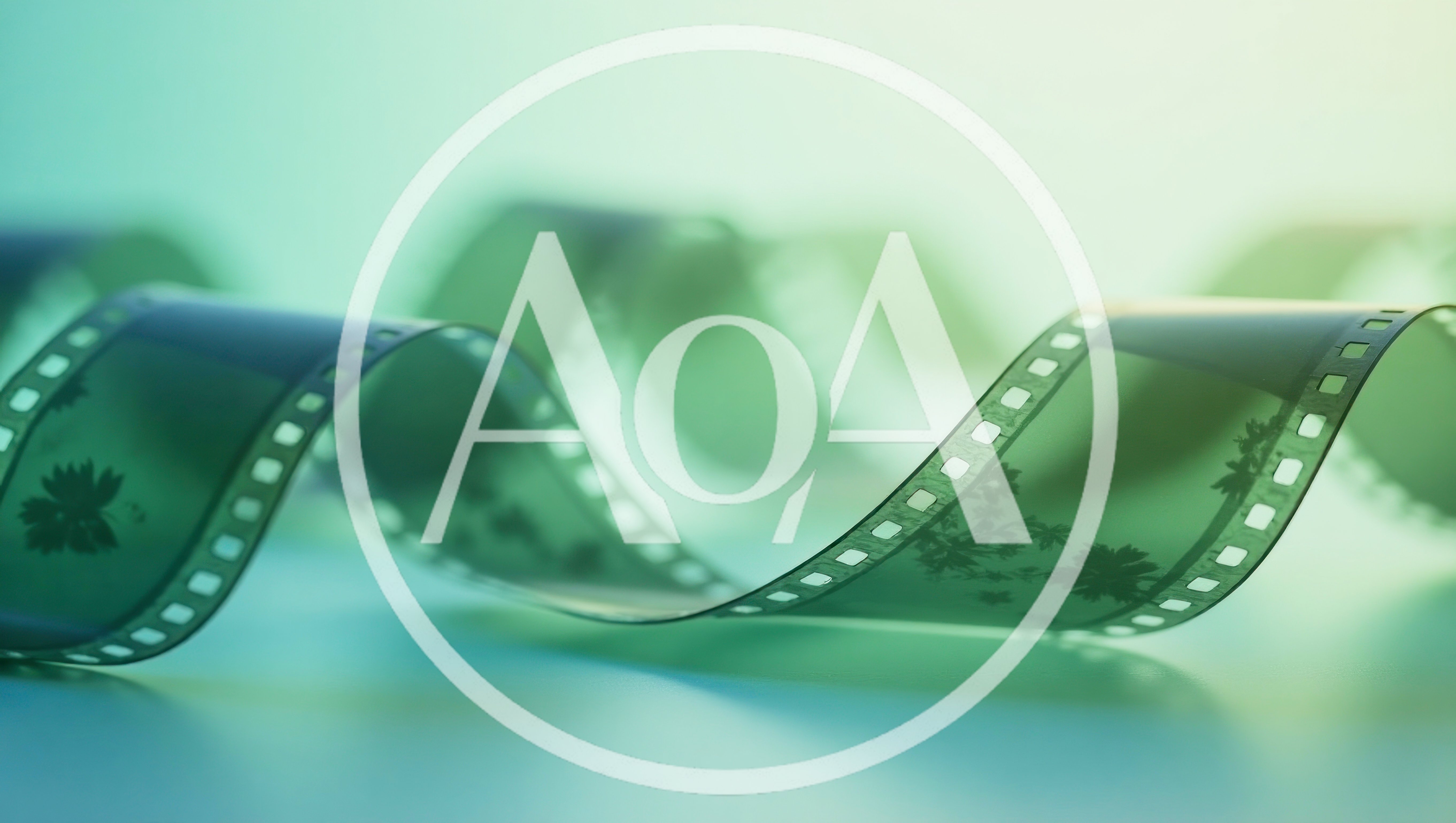 Wavy Strip Of Developed Photographic Film