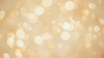 Abstract Golden Bokeh Light Background