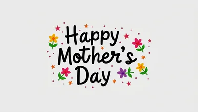 Happy Mother's Day Greeting Card Design