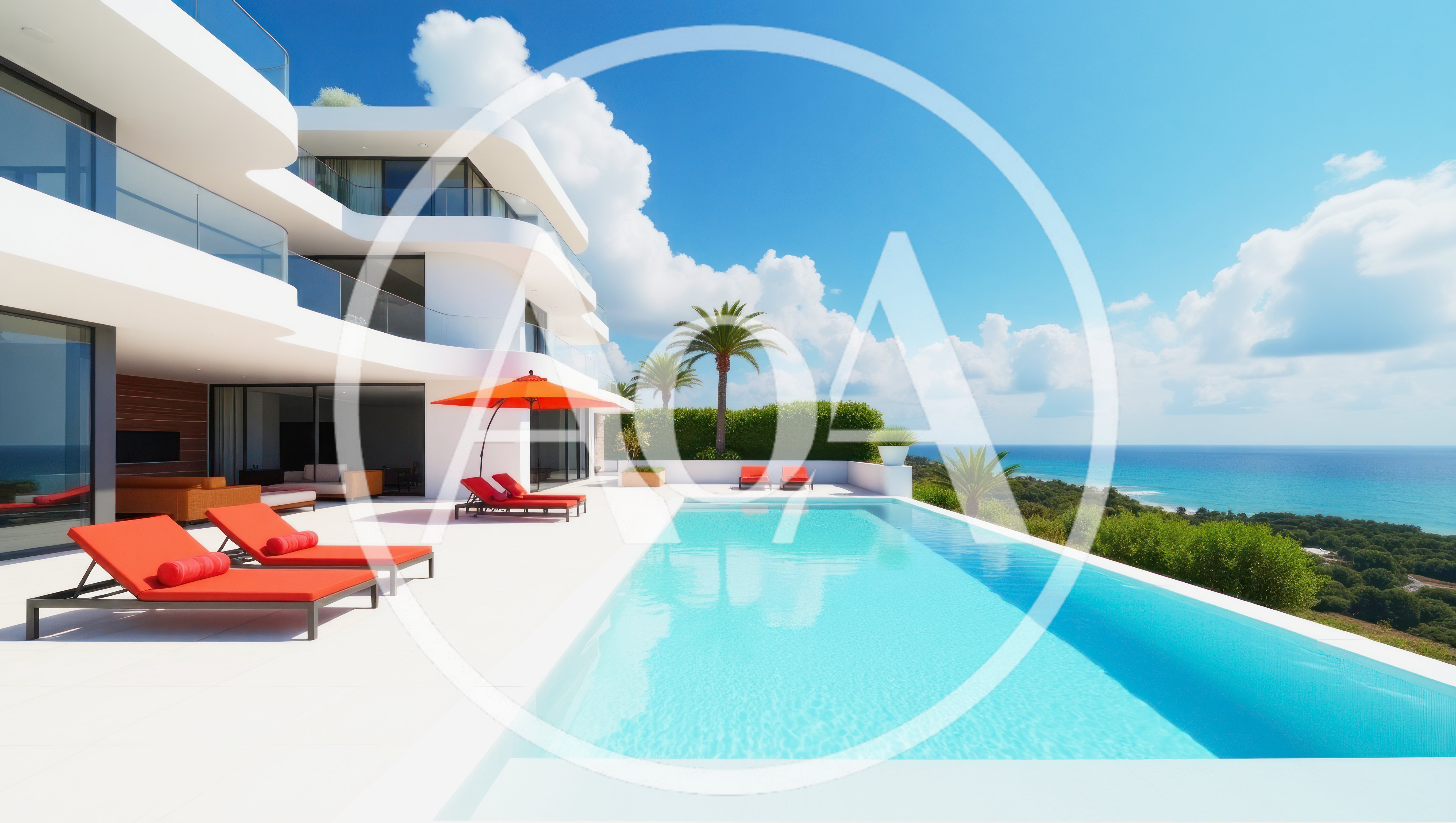 Modern Luxury Villa With Infinity Pool And Ocean View