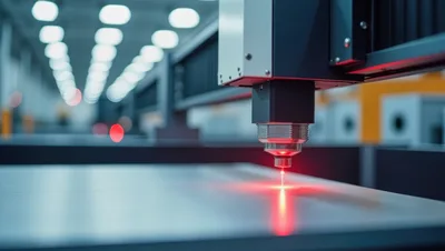 Industrial Laser Cutting Machine Processing Metal Sheet