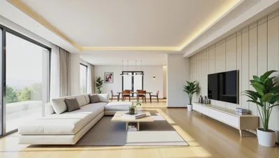 Modern Minimalist Living Room Interior Design