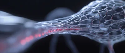 Abstract 3D Animation Of Neural Network Data Flow