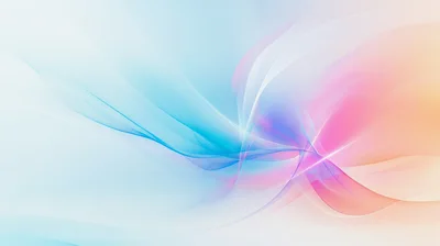 Abstract Flowing Waves Of Light Background