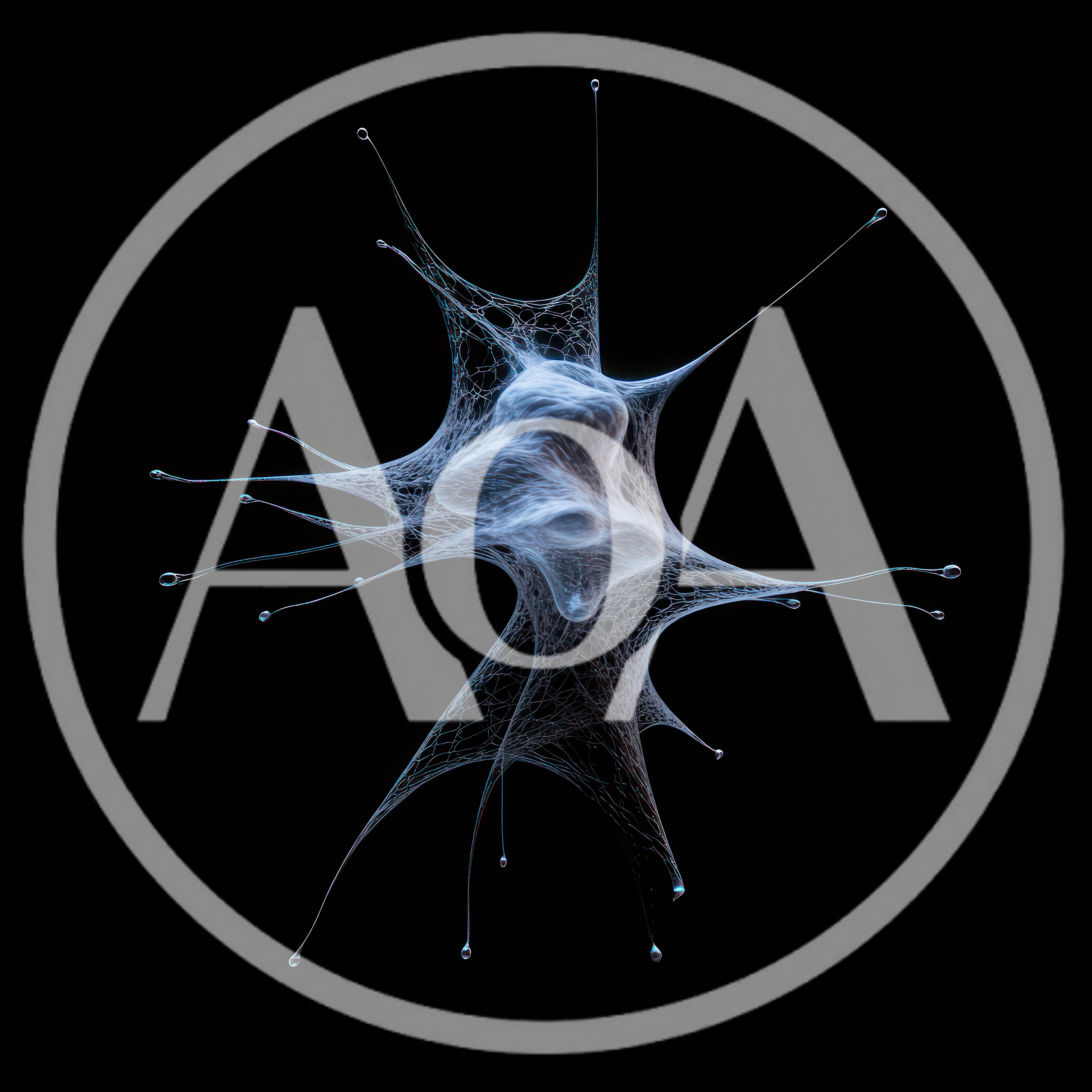 Abstract 3D Render Of A Glowing Biological Cell