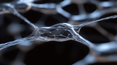 Abstract Neural Network Connection Visualization