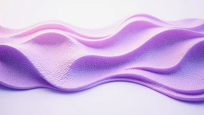 Abstract Wavy Purple Surface With Dotted Texture