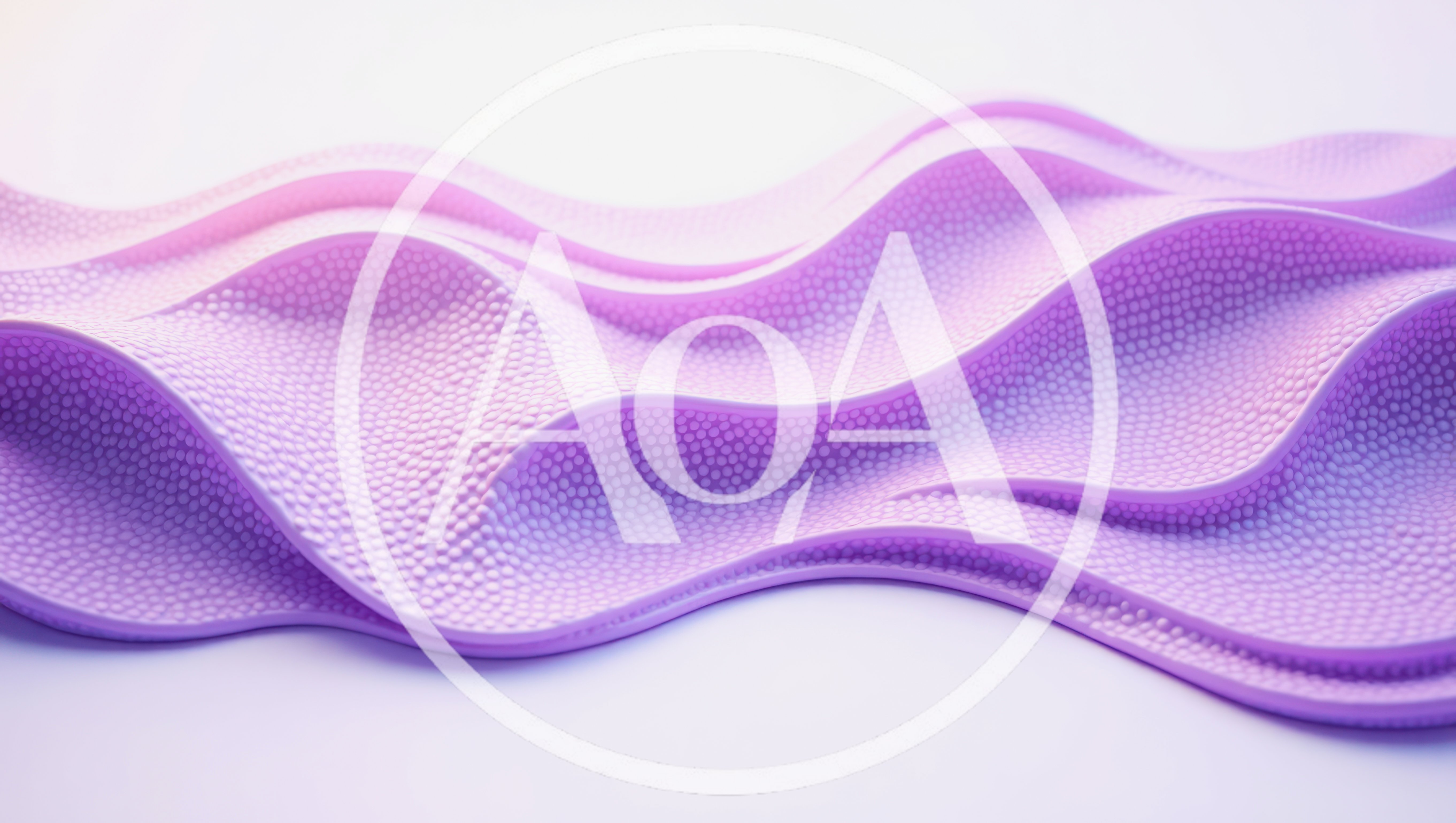 Abstract Wavy Purple Surface With Dotted Texture