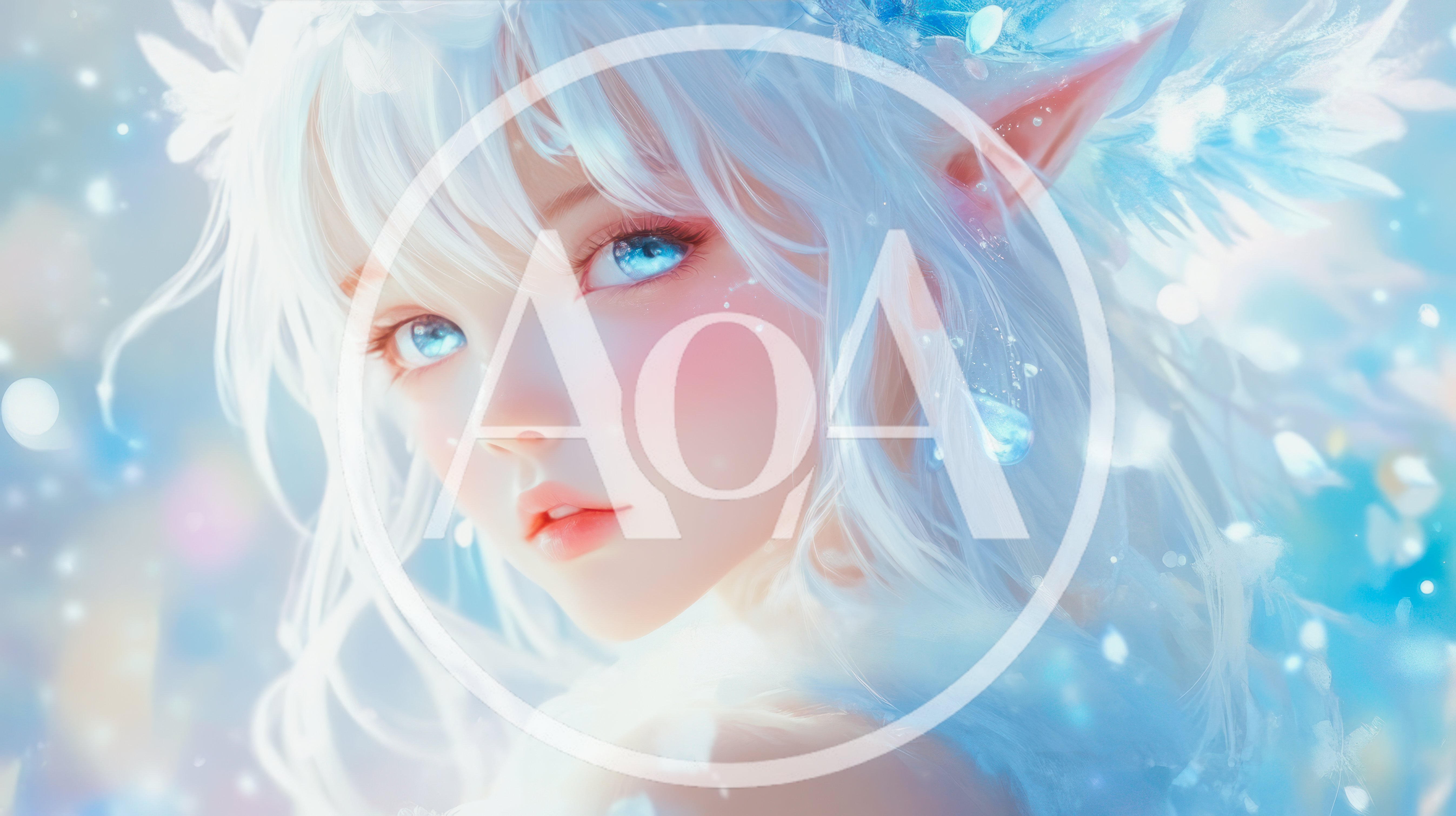 Digital Illustration Of An Ethereal Elf Princess