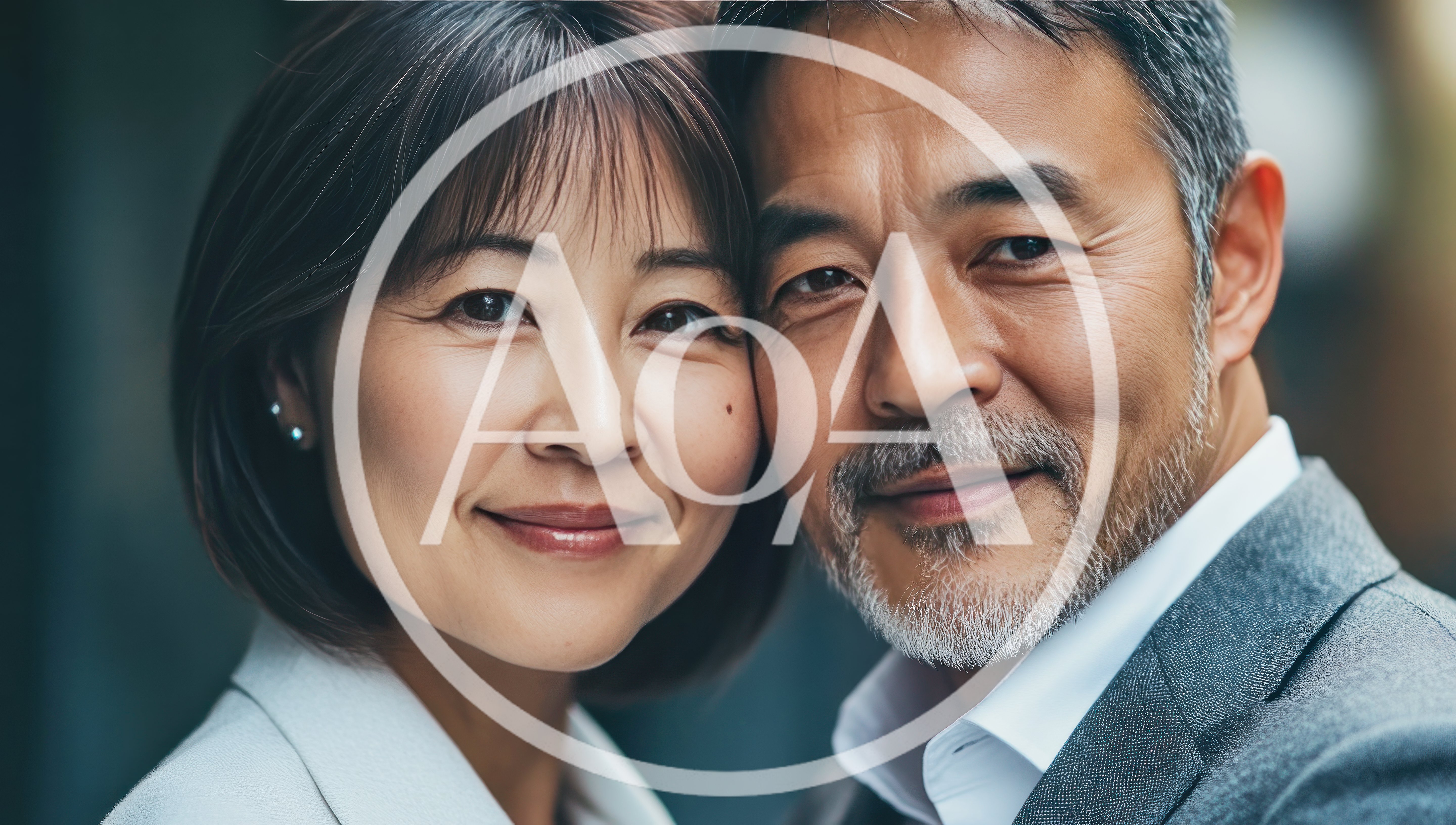 Portrait Of A Mature Japanese Couple