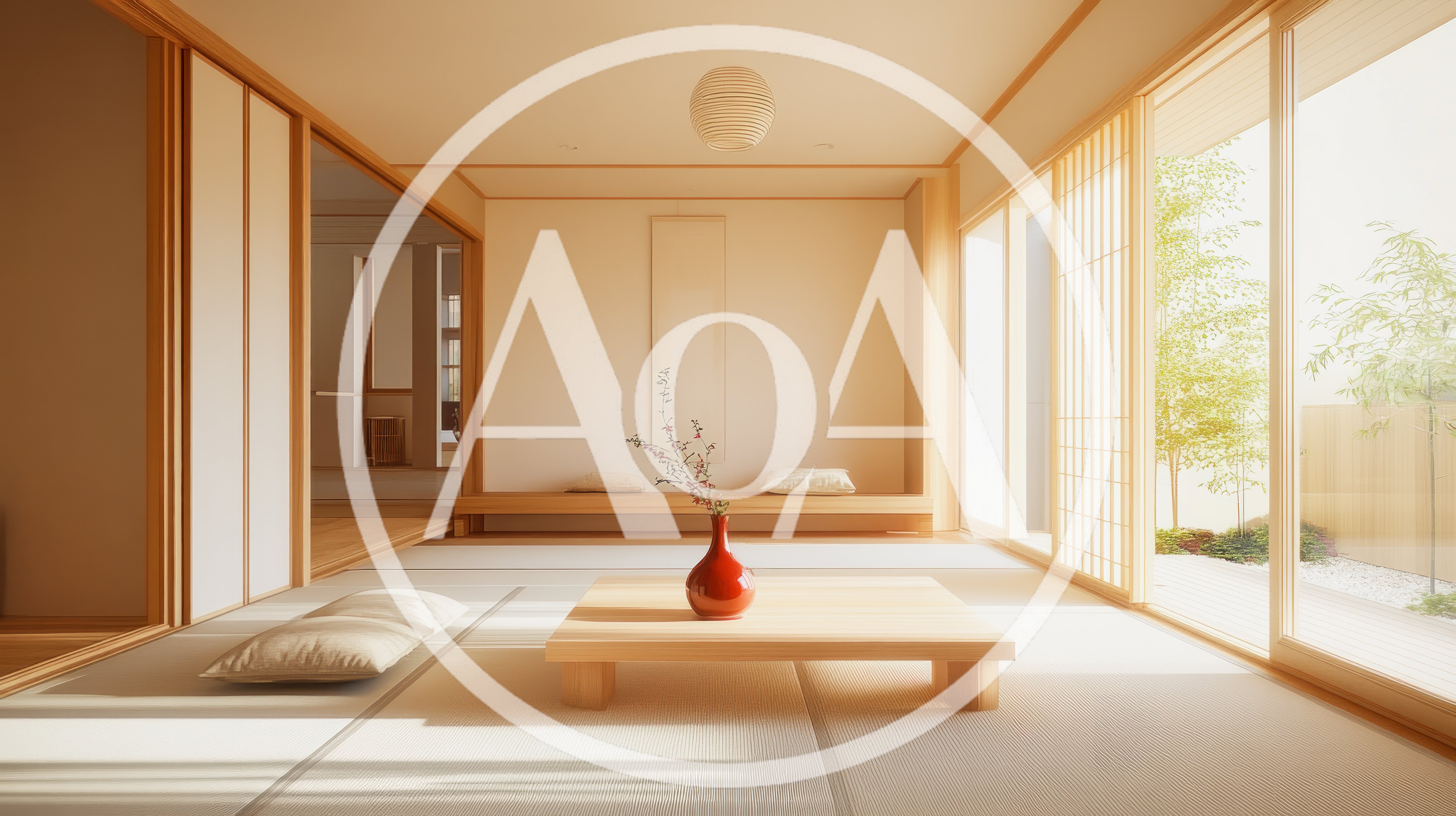 Minimalist Japanese Interior With Tatami Mats And Sliding Doors
