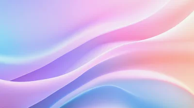 Abstract Gradient Background With Soft Flowing Waves