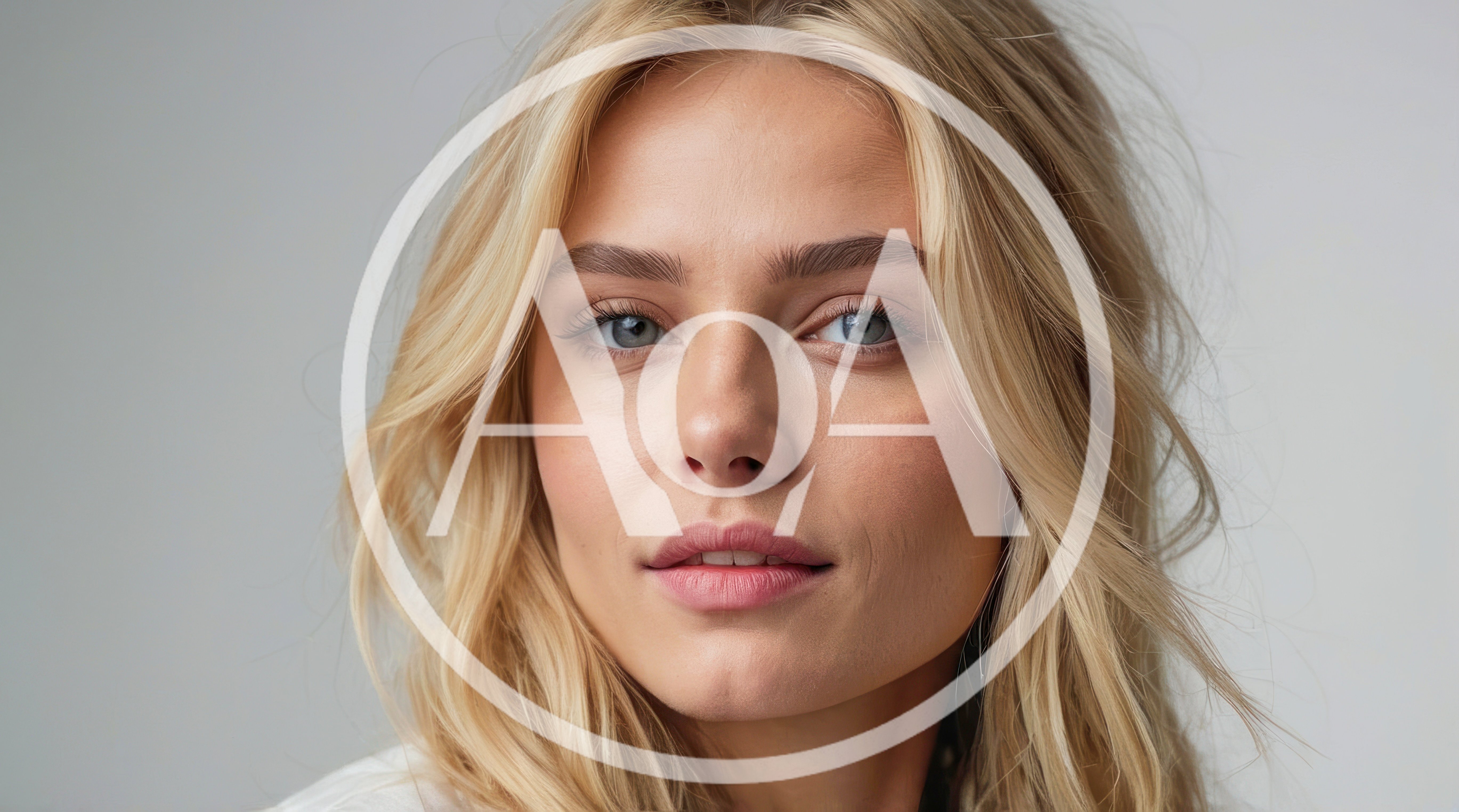 Portrait Of A Beautiful Young Blonde Woman