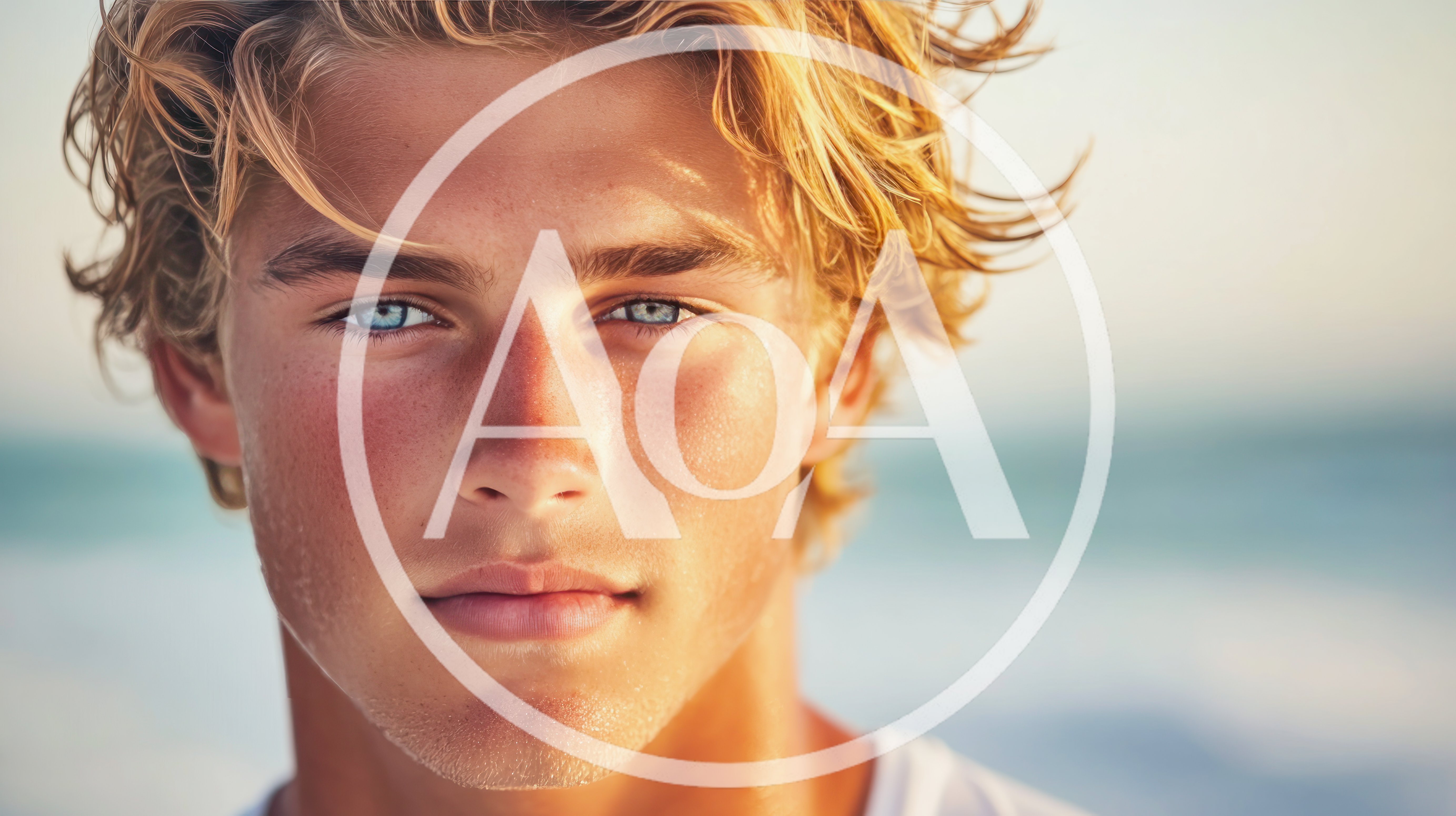 Portrait Of A Young Man With Blonde Hair