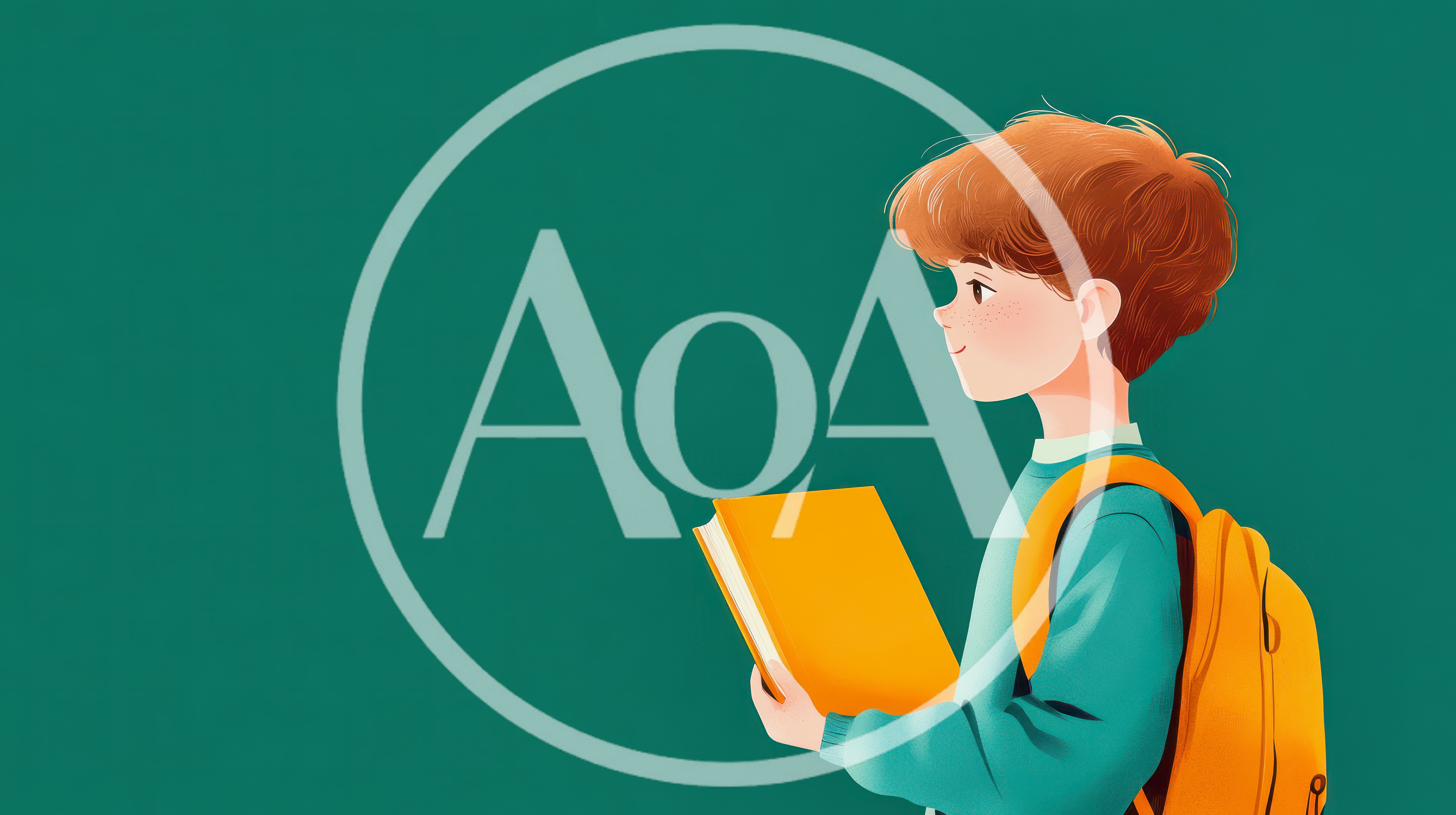 Illustration Of A Schoolboy Holding A Book