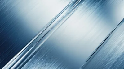Abstract Brushed Metal Texture With Diagonal Light Streaks