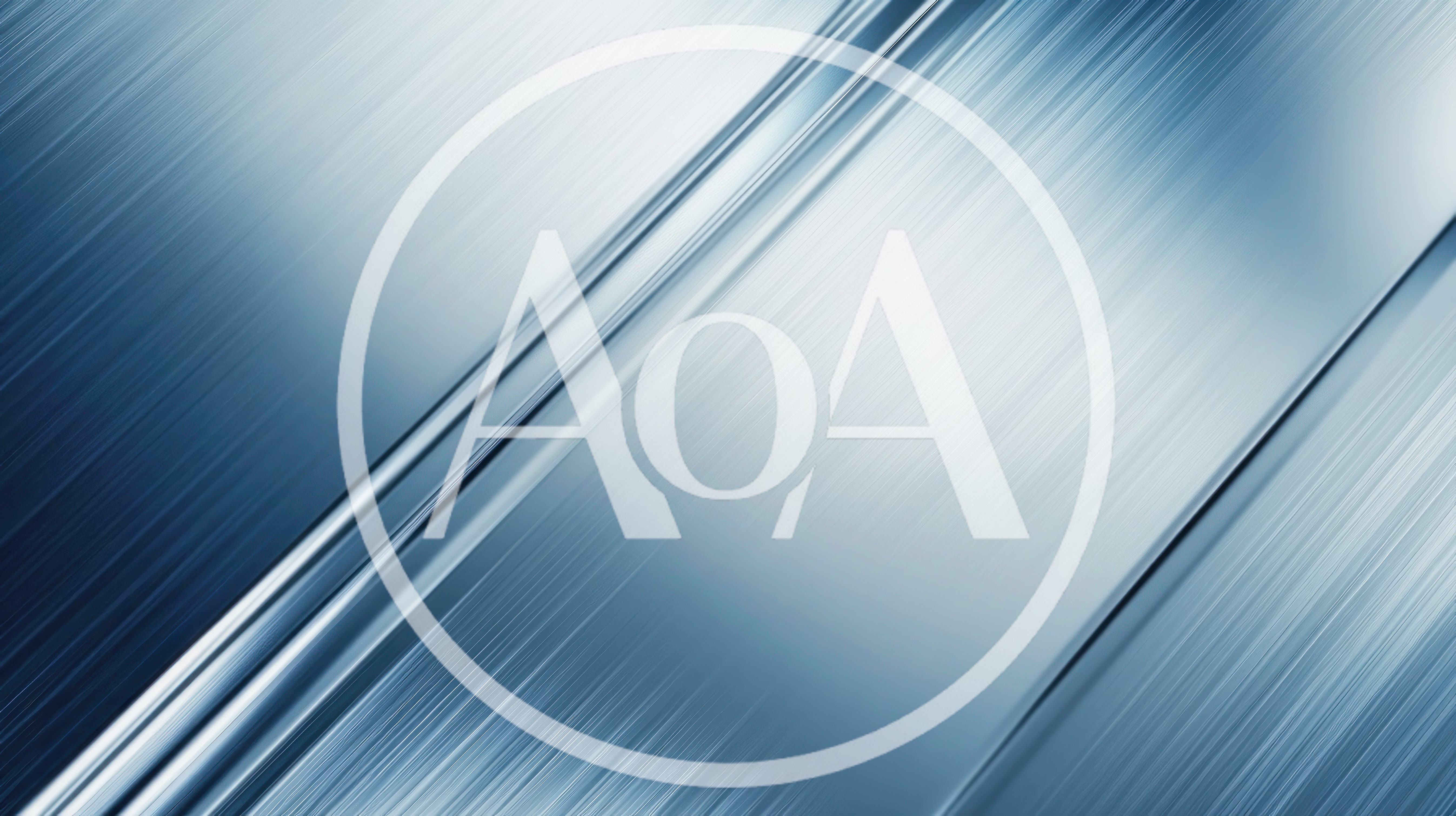 Abstract Brushed Metal Texture With Diagonal Light Streaks