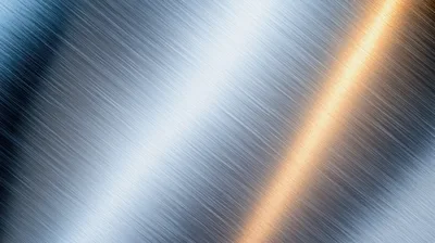 Brushed Metal Texture With Diagonal Light Reflection