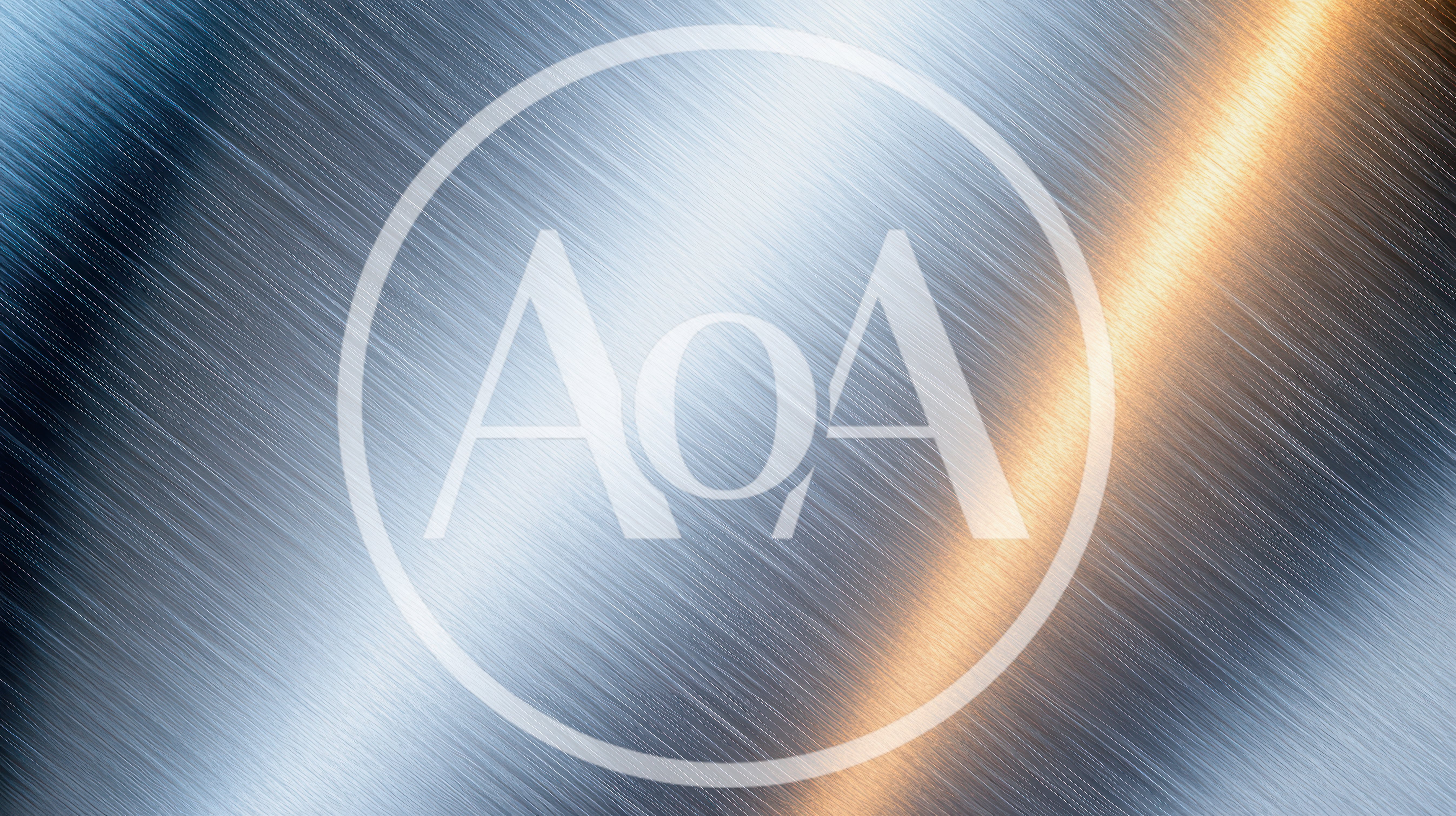 Brushed Metal Texture With Diagonal Light Reflection